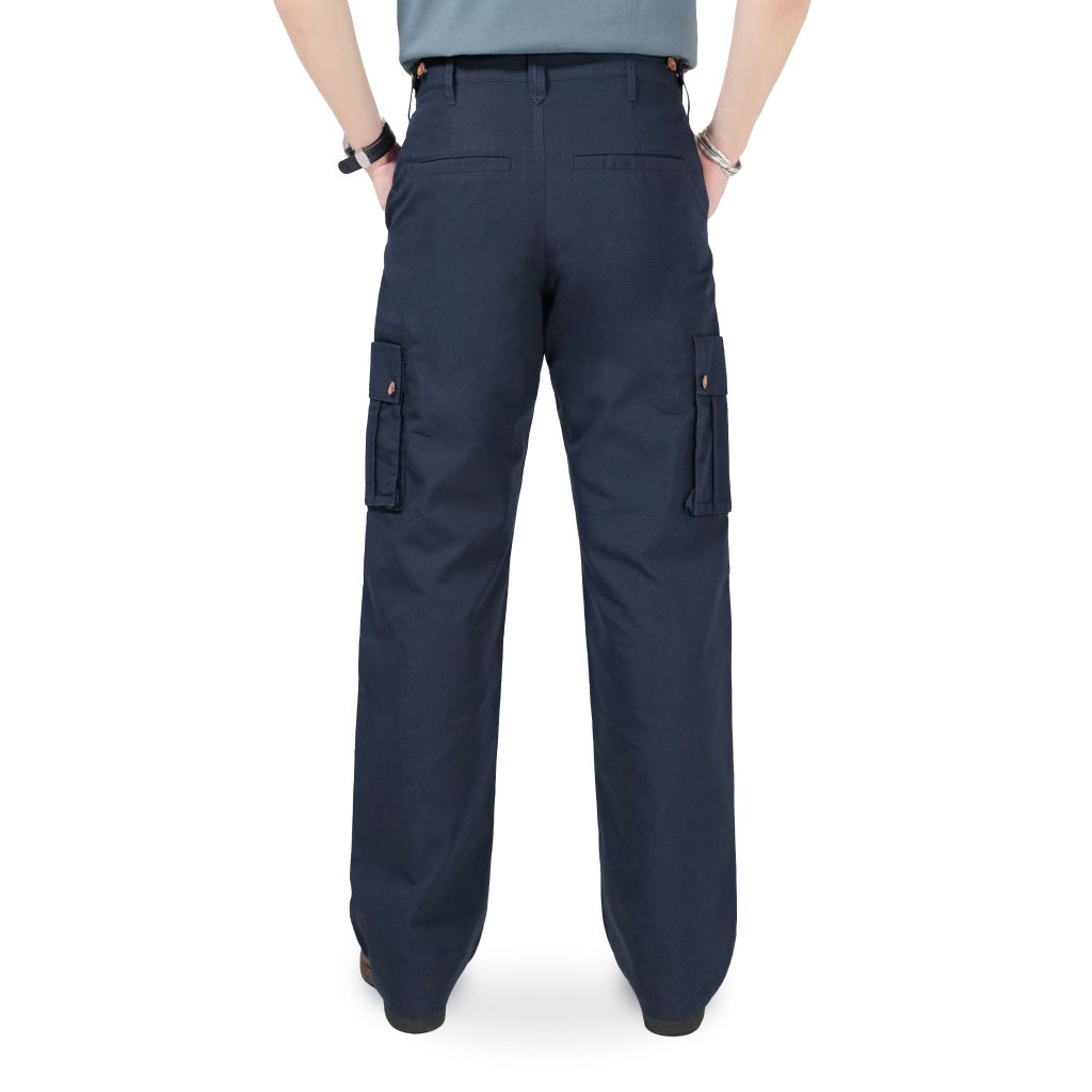 Navy Cargo Ripstop / Relax Pants