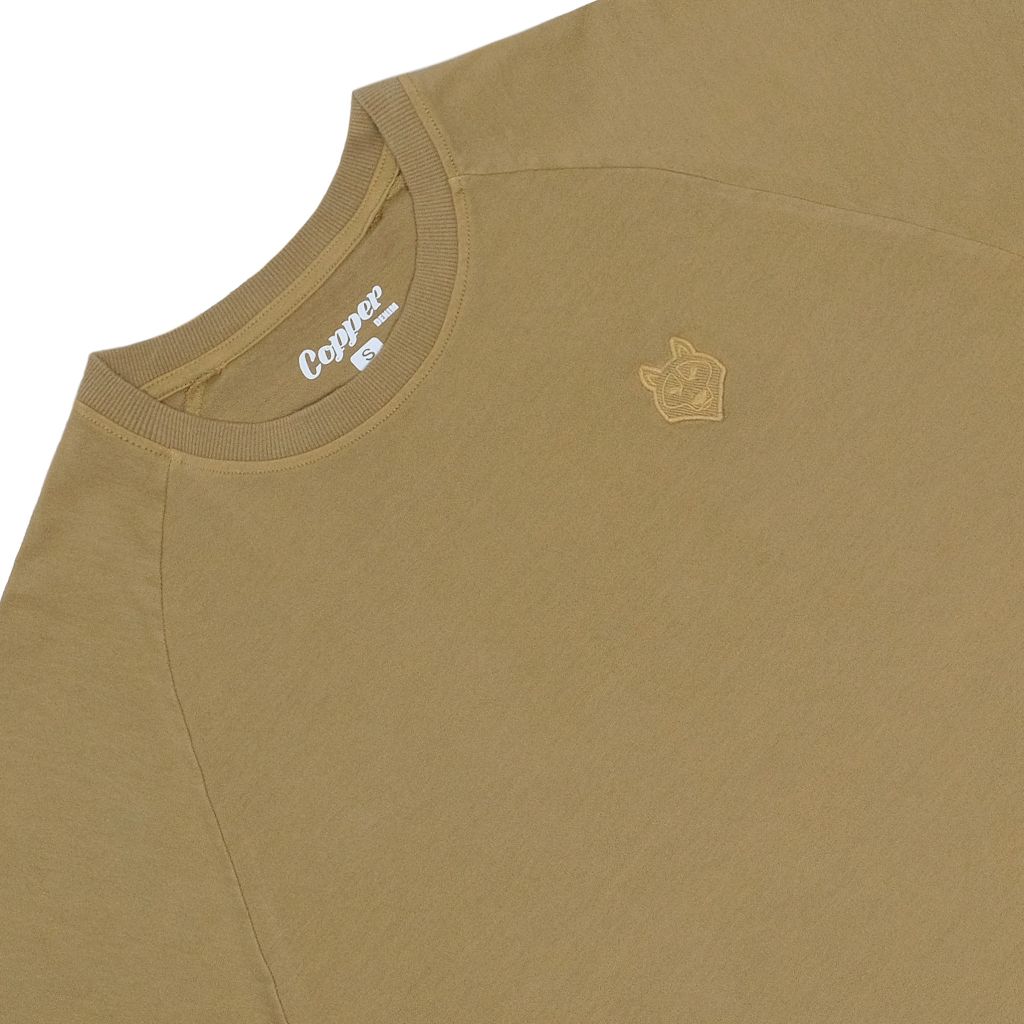 Raglan Logo Copper Tee - Desert