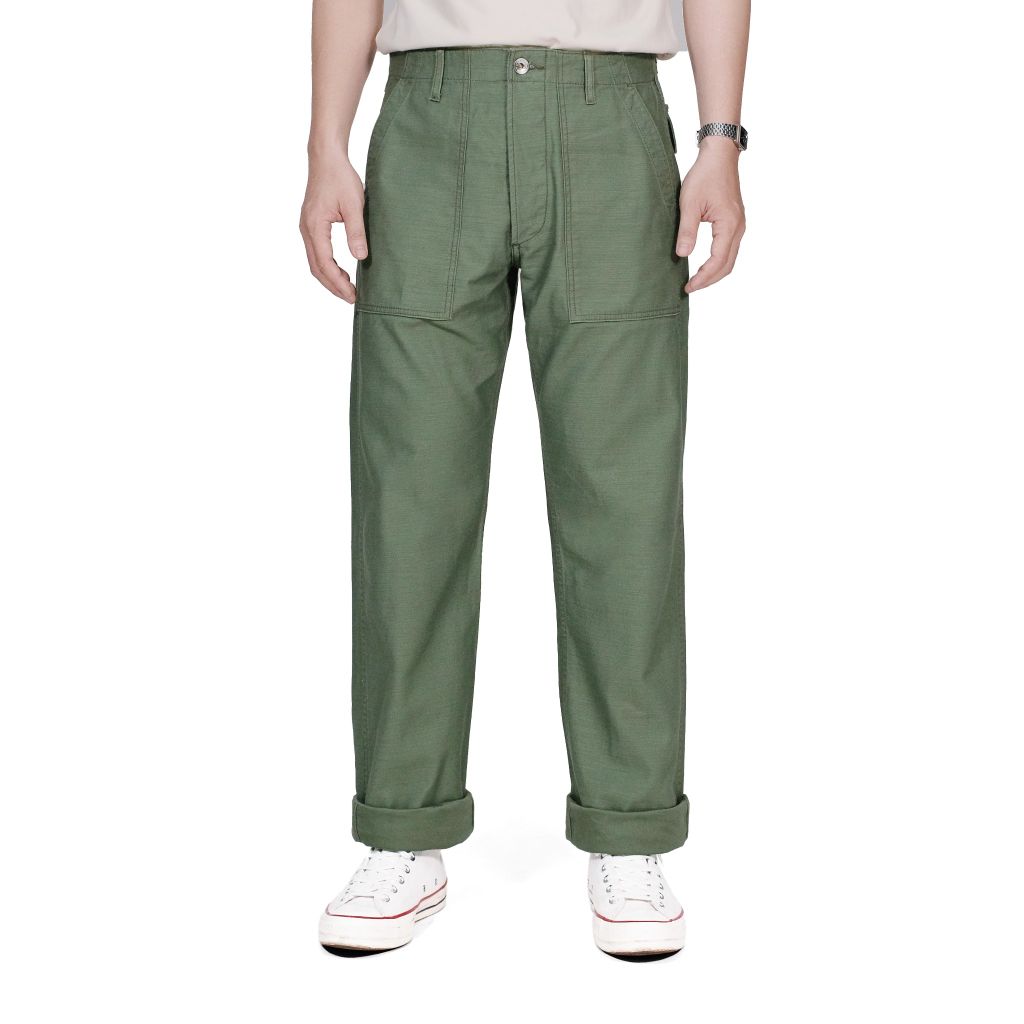 Military Cactus / Straight Pants