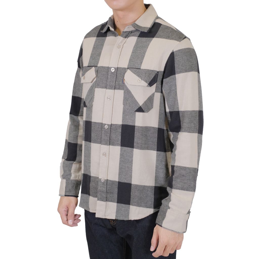 Retro Checked Flannel Shirt