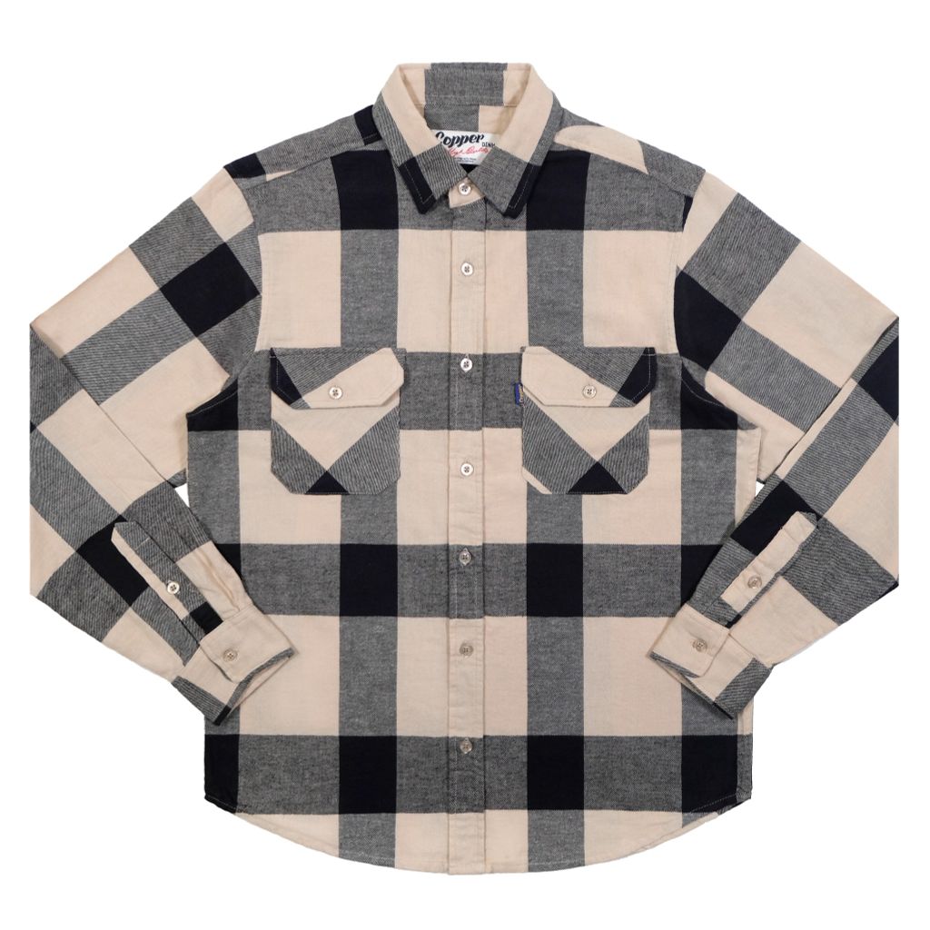 Retro Checked Flannel Shirt