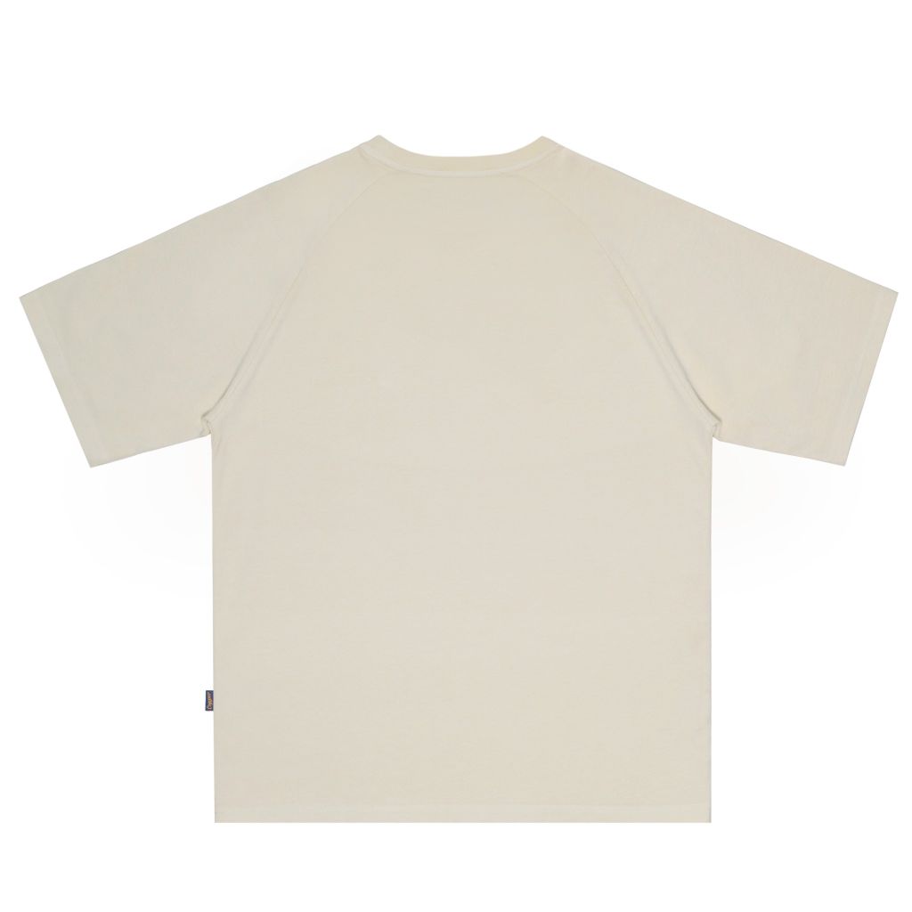 Raglan Logo Copper Tee - Off White