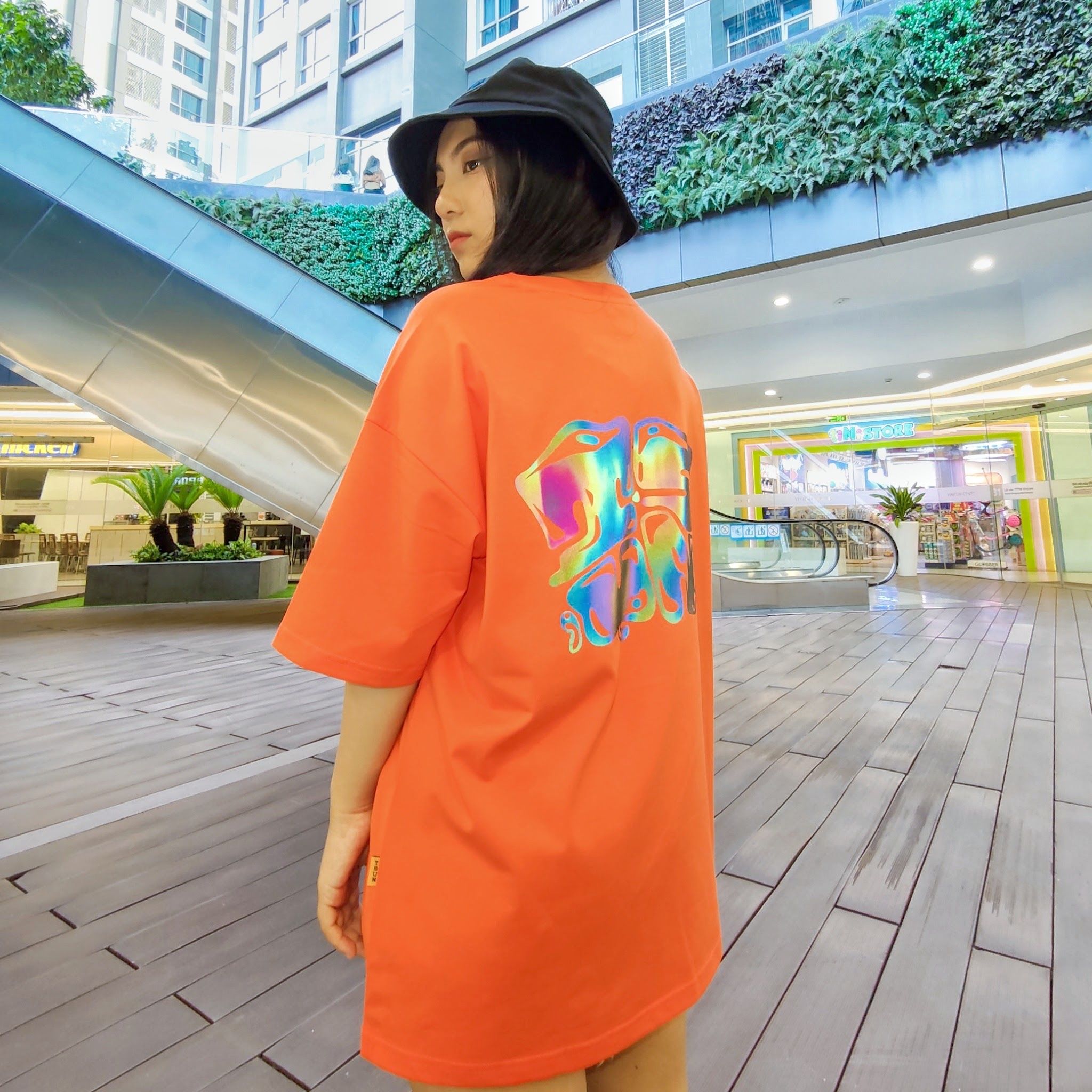Reflective Tee/Orange