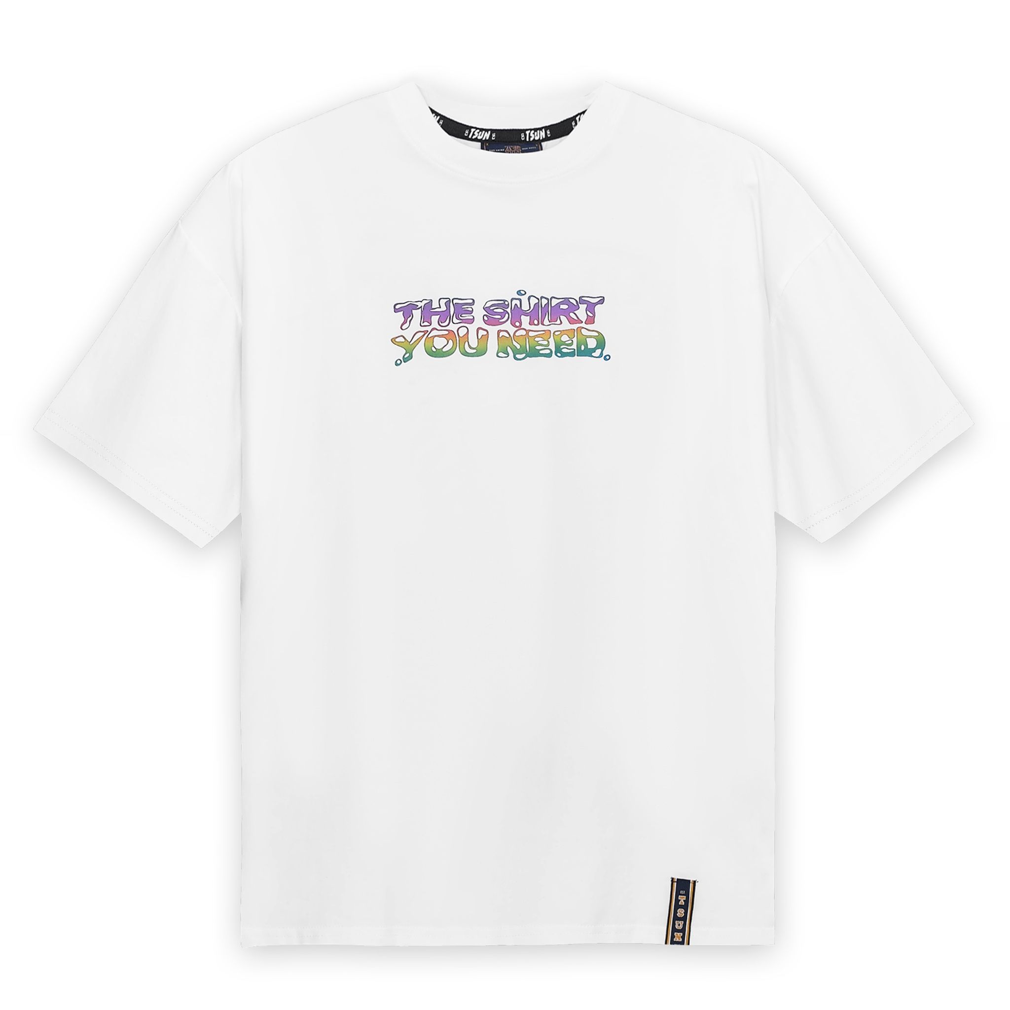 Reflective Tee/White