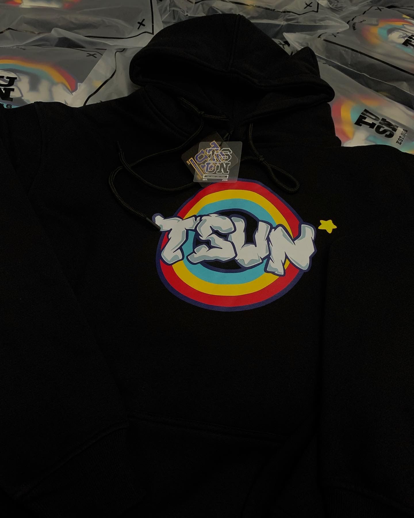 Less Monday More Fun Hoodie/Black