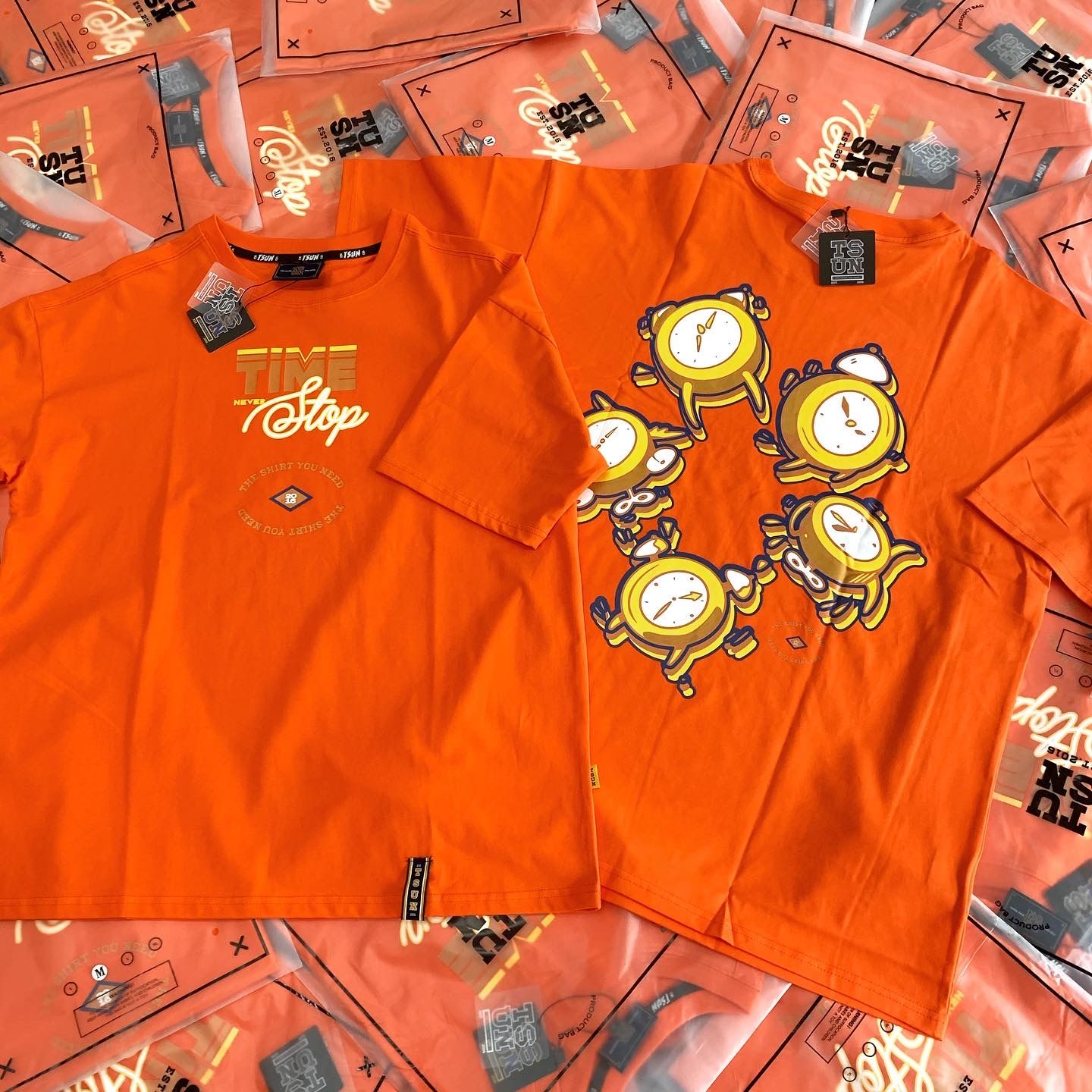 Time-Stop Tee - Orange