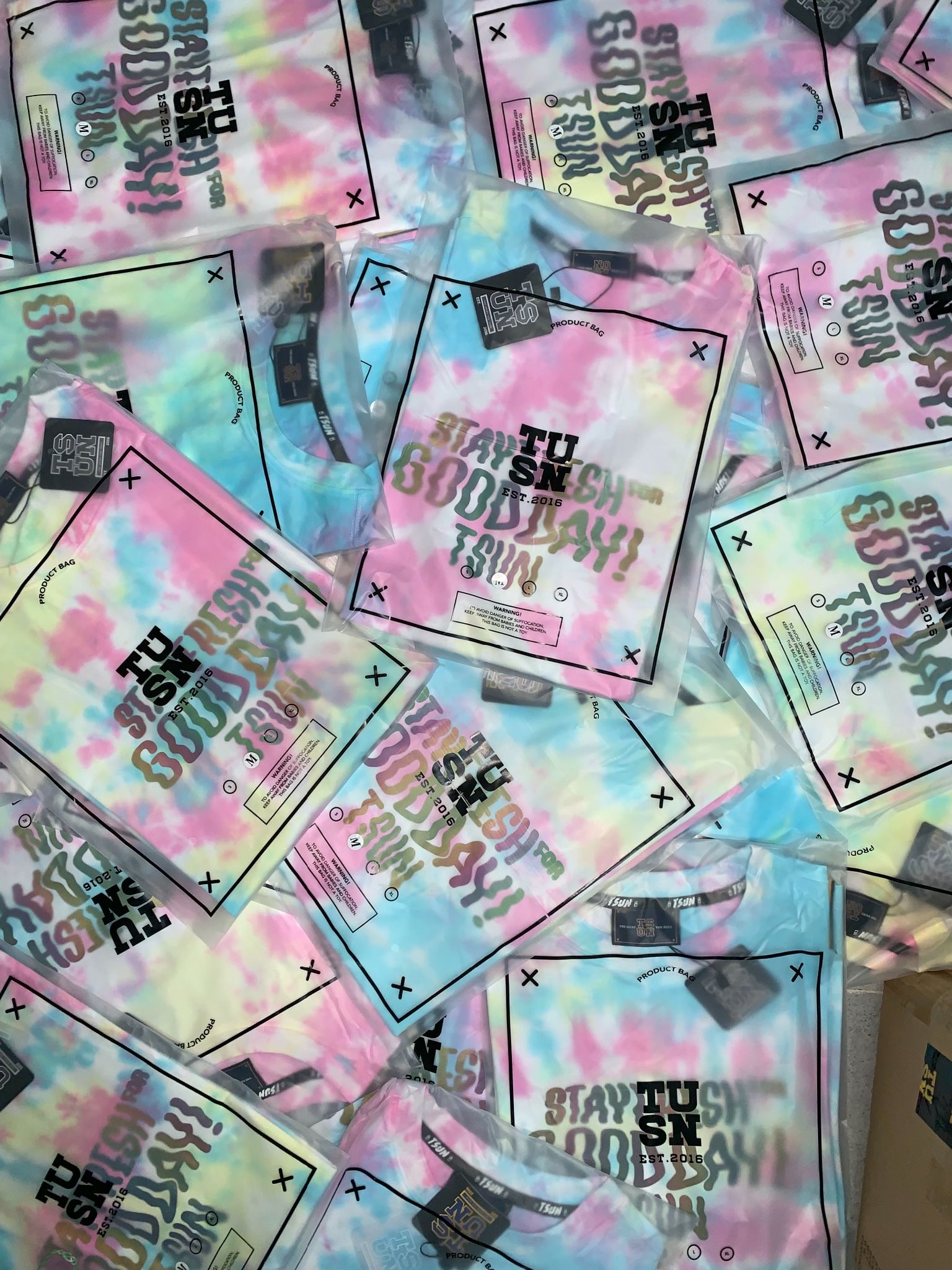 Rain Bow Tie-Dye Tee
