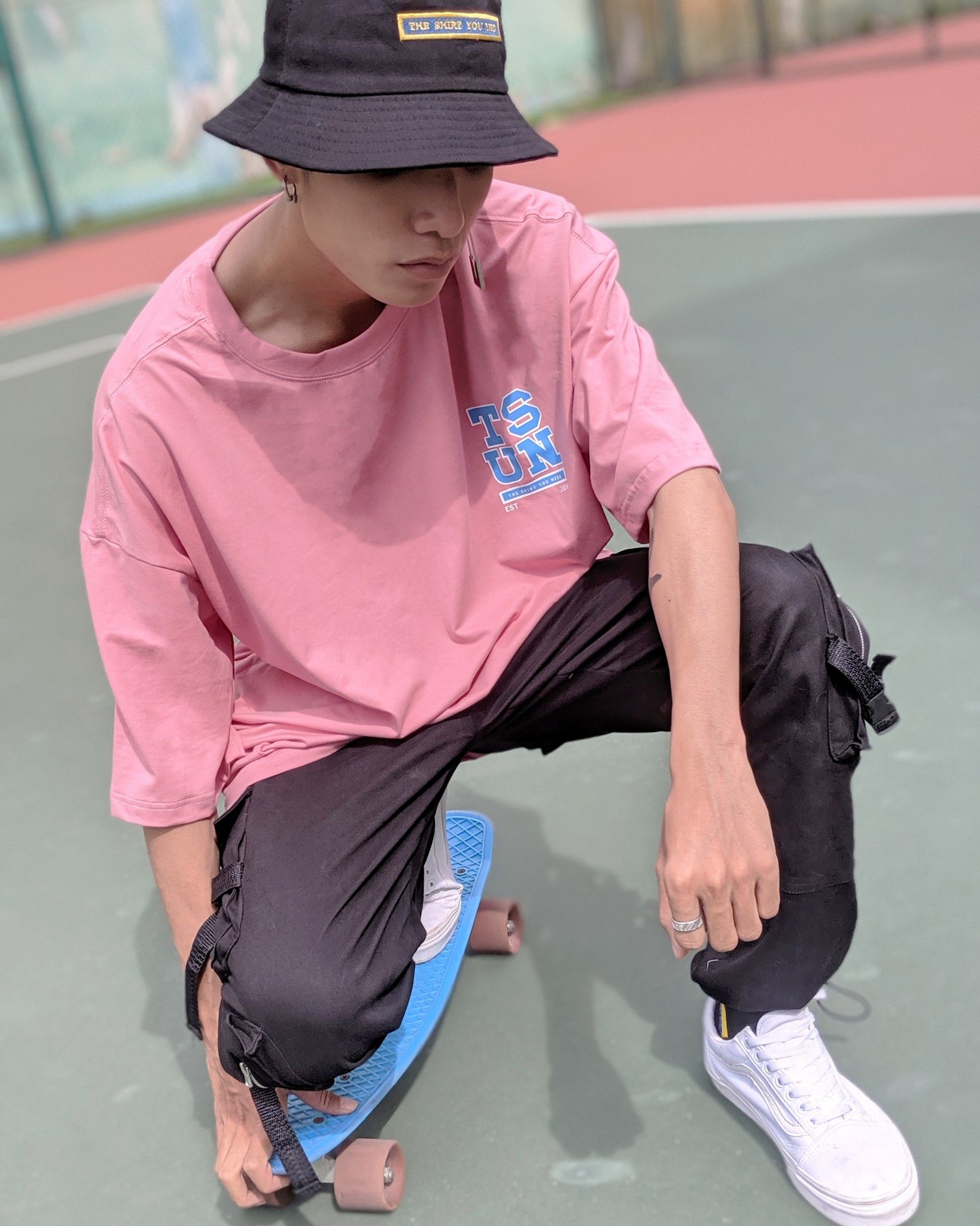 SIGNATURE LOGO TEE PINK
