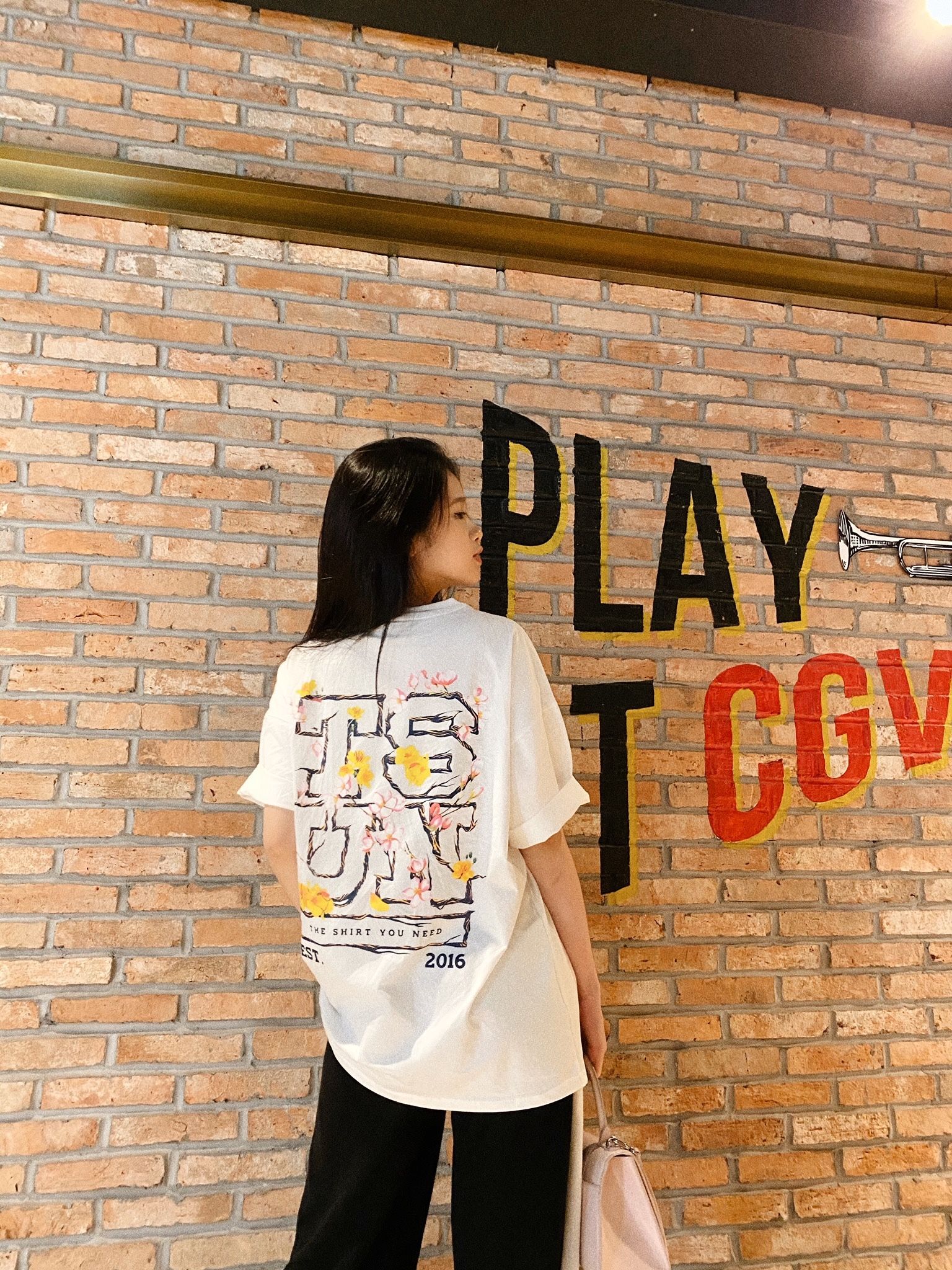 Hoa Tết 2 Tee/White