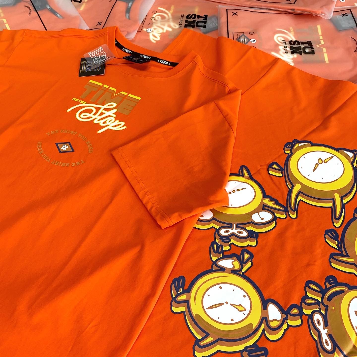 Time-Stop Tee - Orange