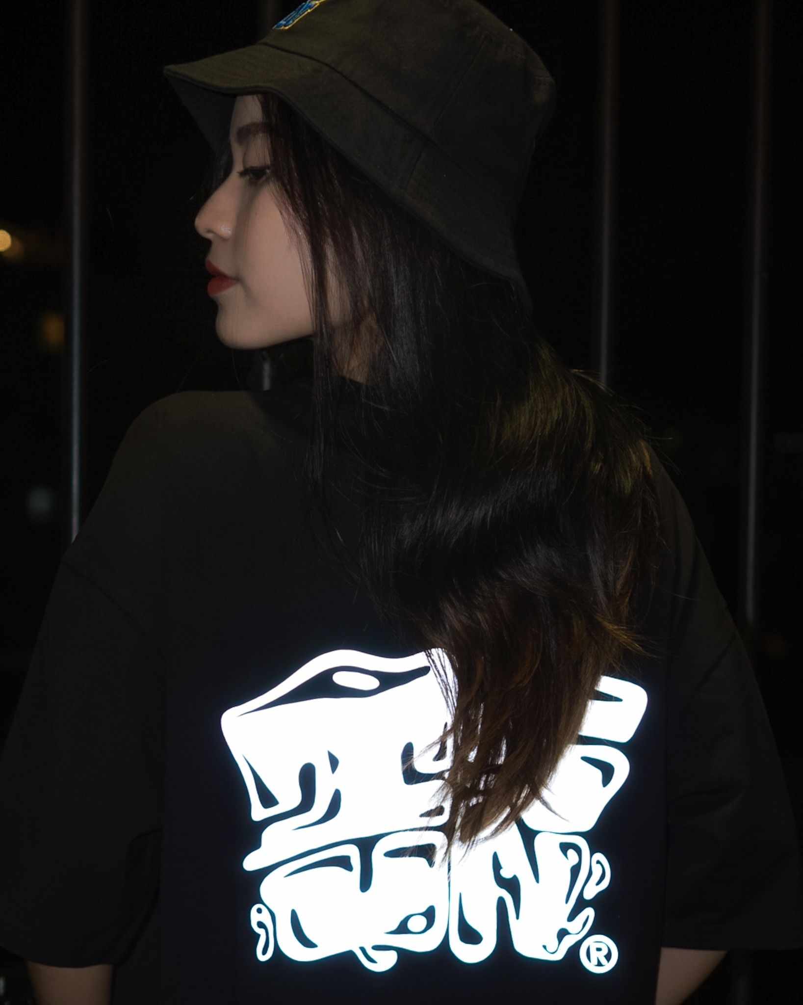 Reflective Tee/Black