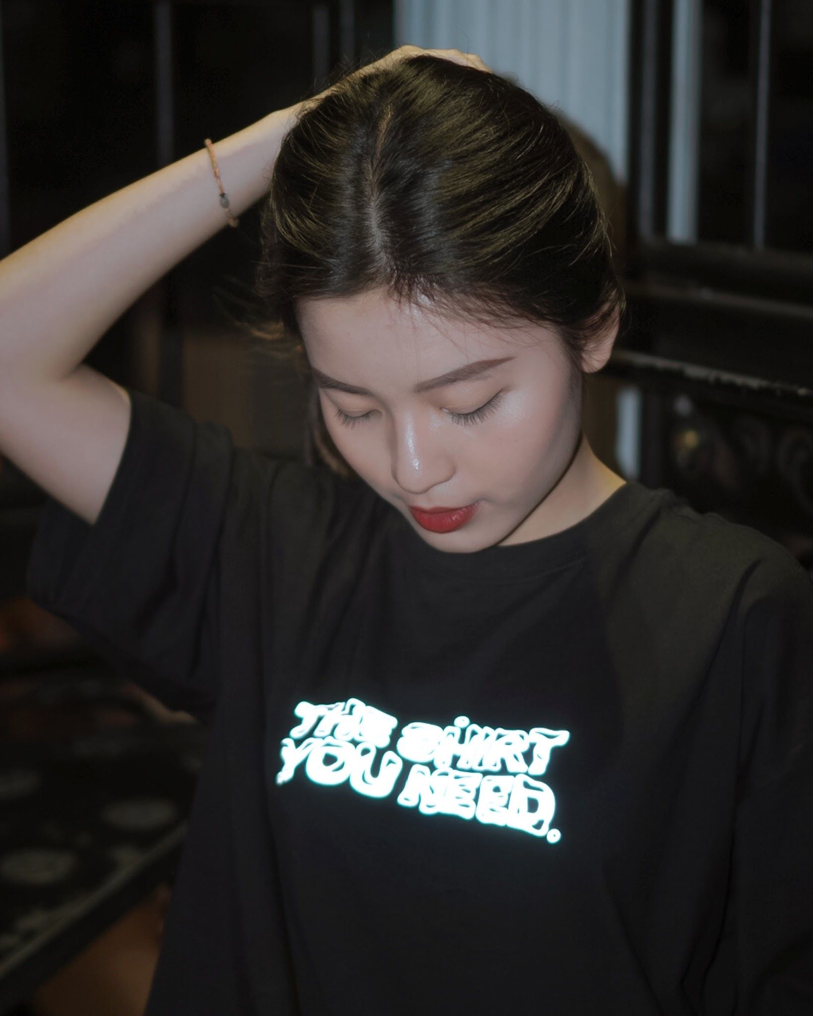 Reflective Tee/Black