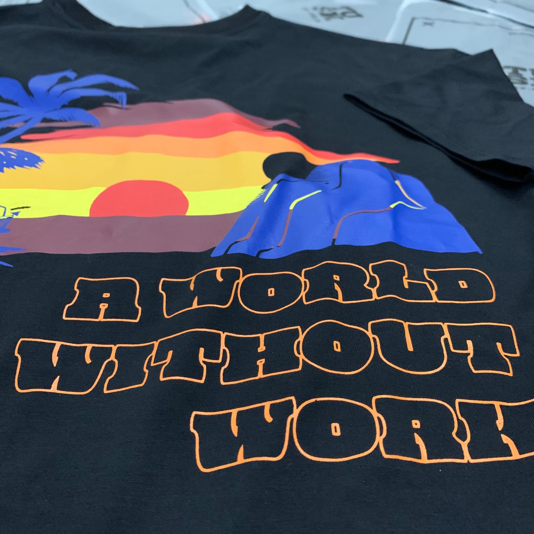 Relax Time Tee/Black