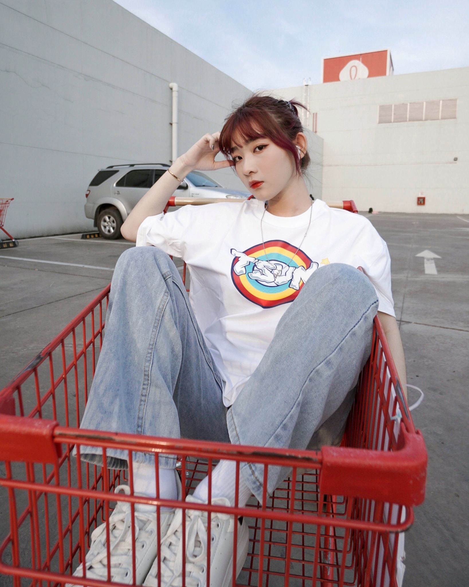 Less Monday Tee - White