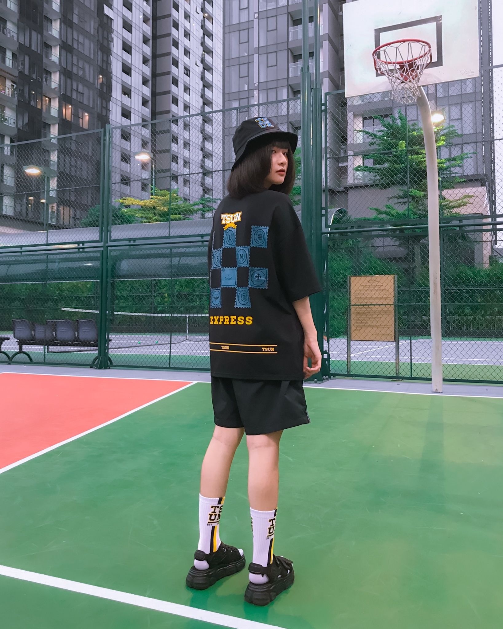 Stamp Tee/Black