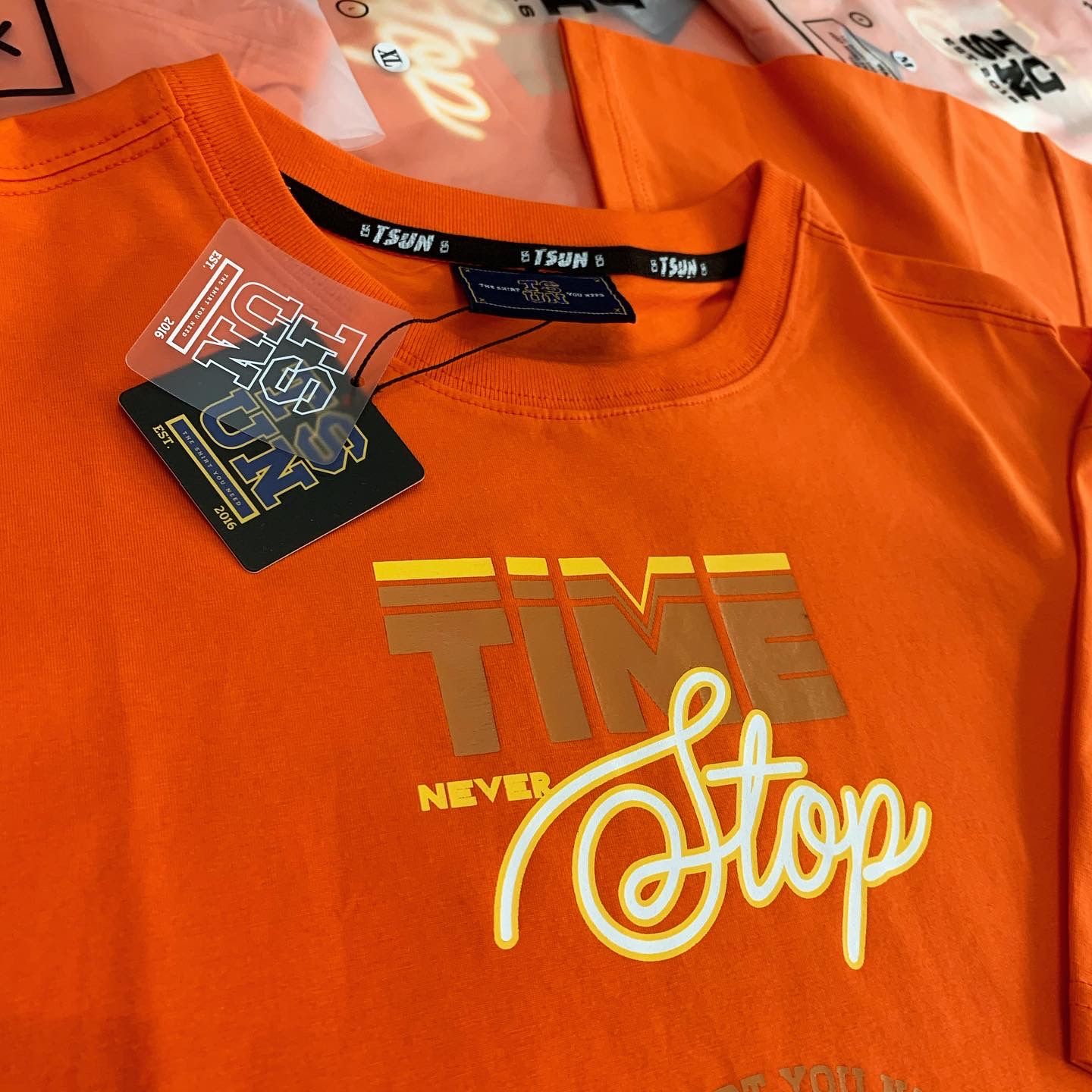 Time-Stop Tee - Orange
