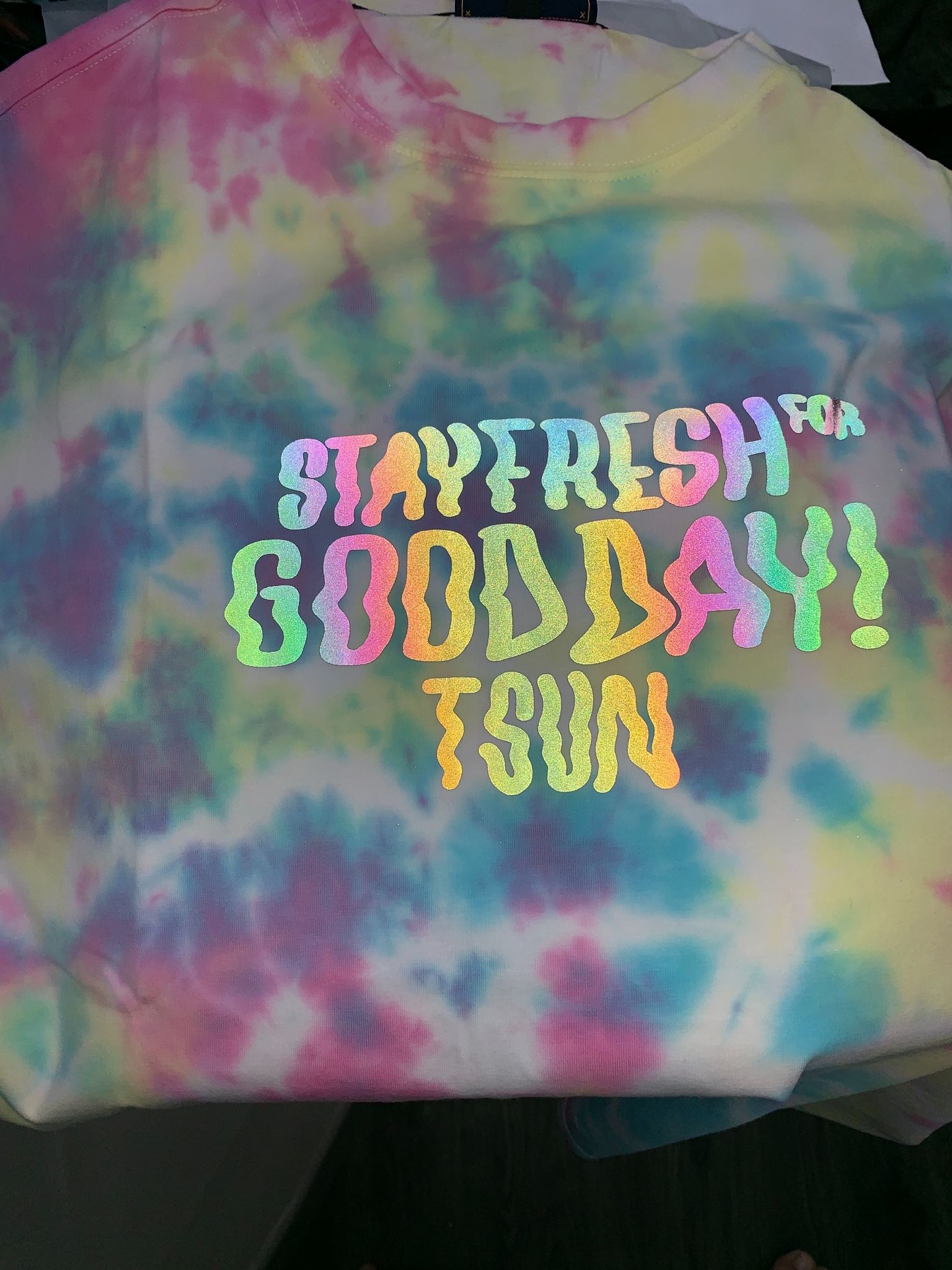 Rain Bow Tie-Dye Tee