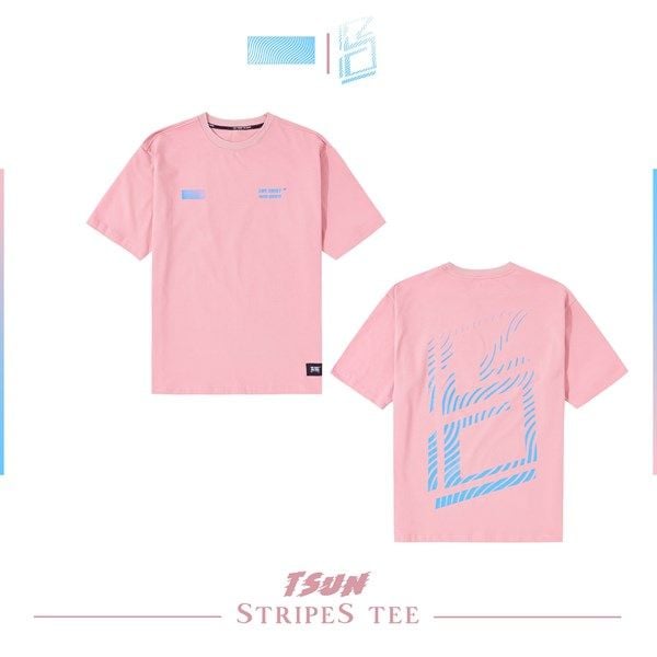 Stripes Tee (Pink) (No Restock)