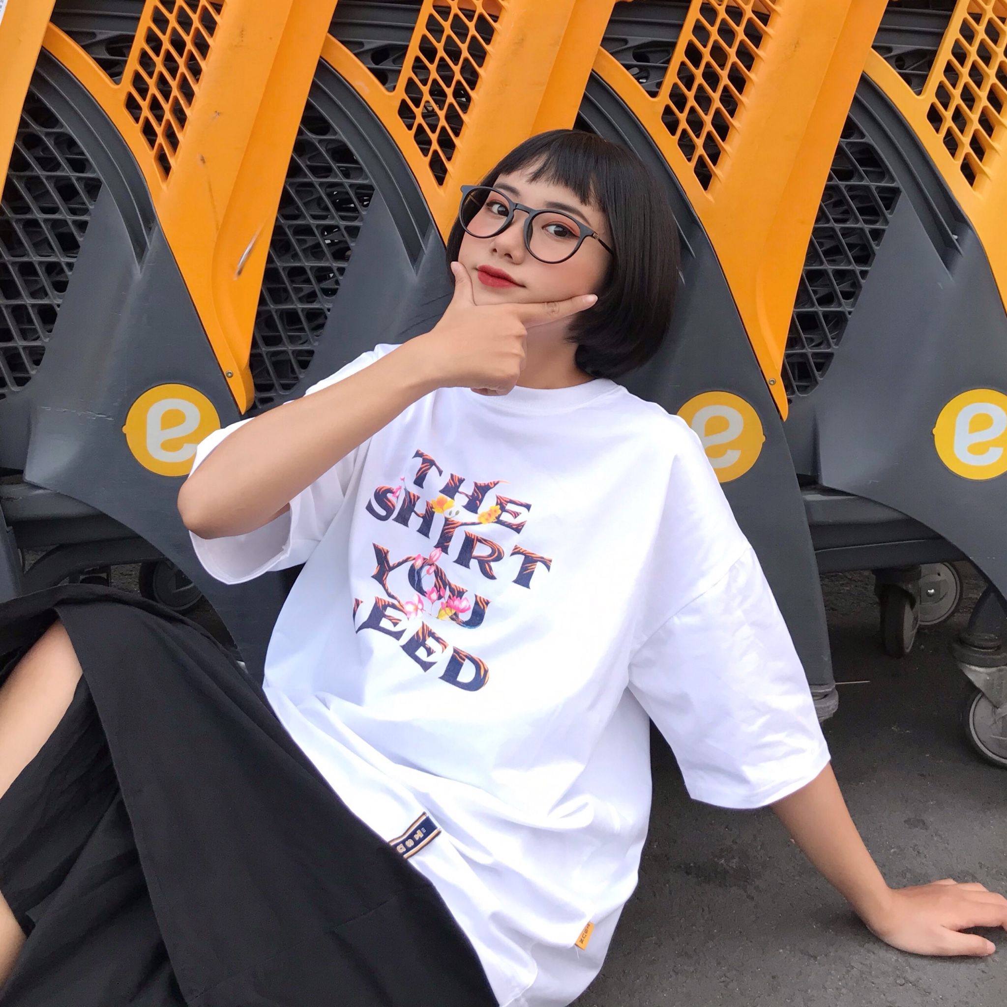 Hoa Tết 2 Tee/White