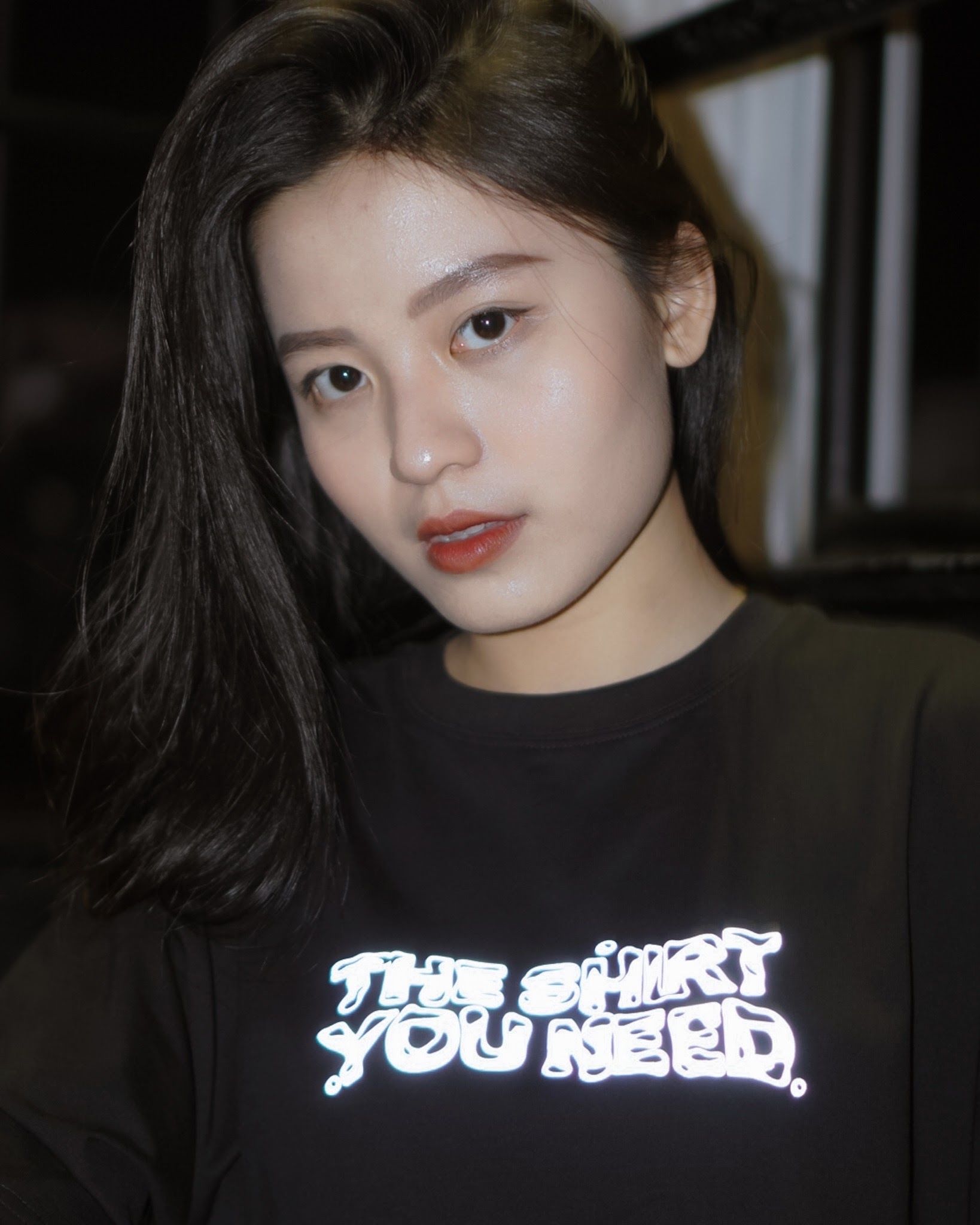 Reflective Tee/Black