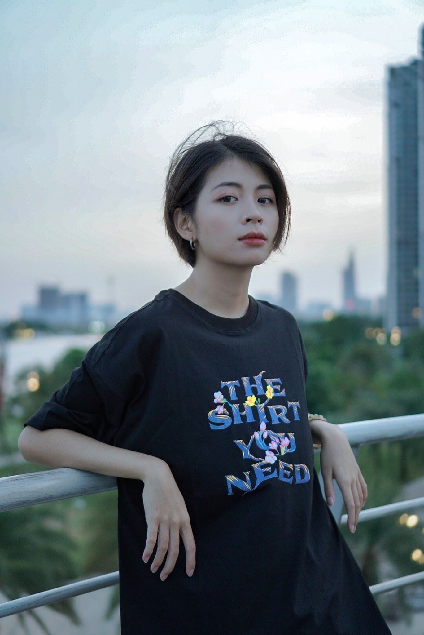 Hoa Tết 2 Tee/Black