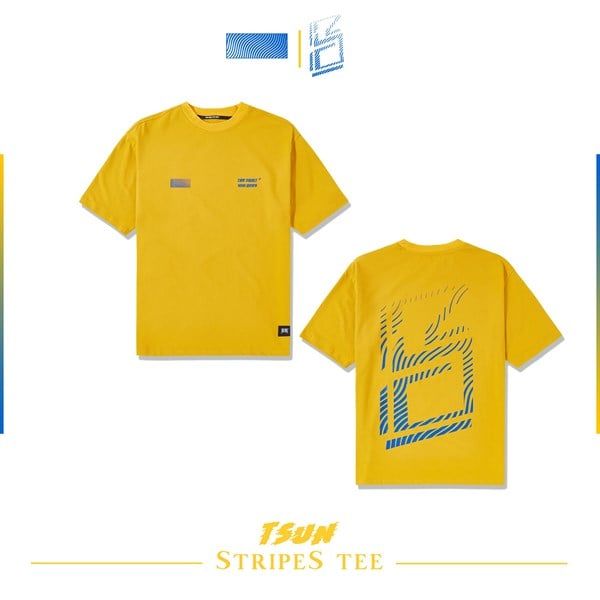 Stripes Tee (Yellow) (No Restock)