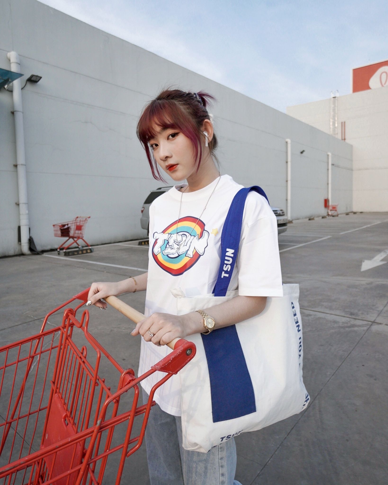 Less Monday Tee - White