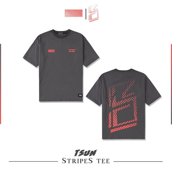 Stripes Tee (Grey) (No Restock)