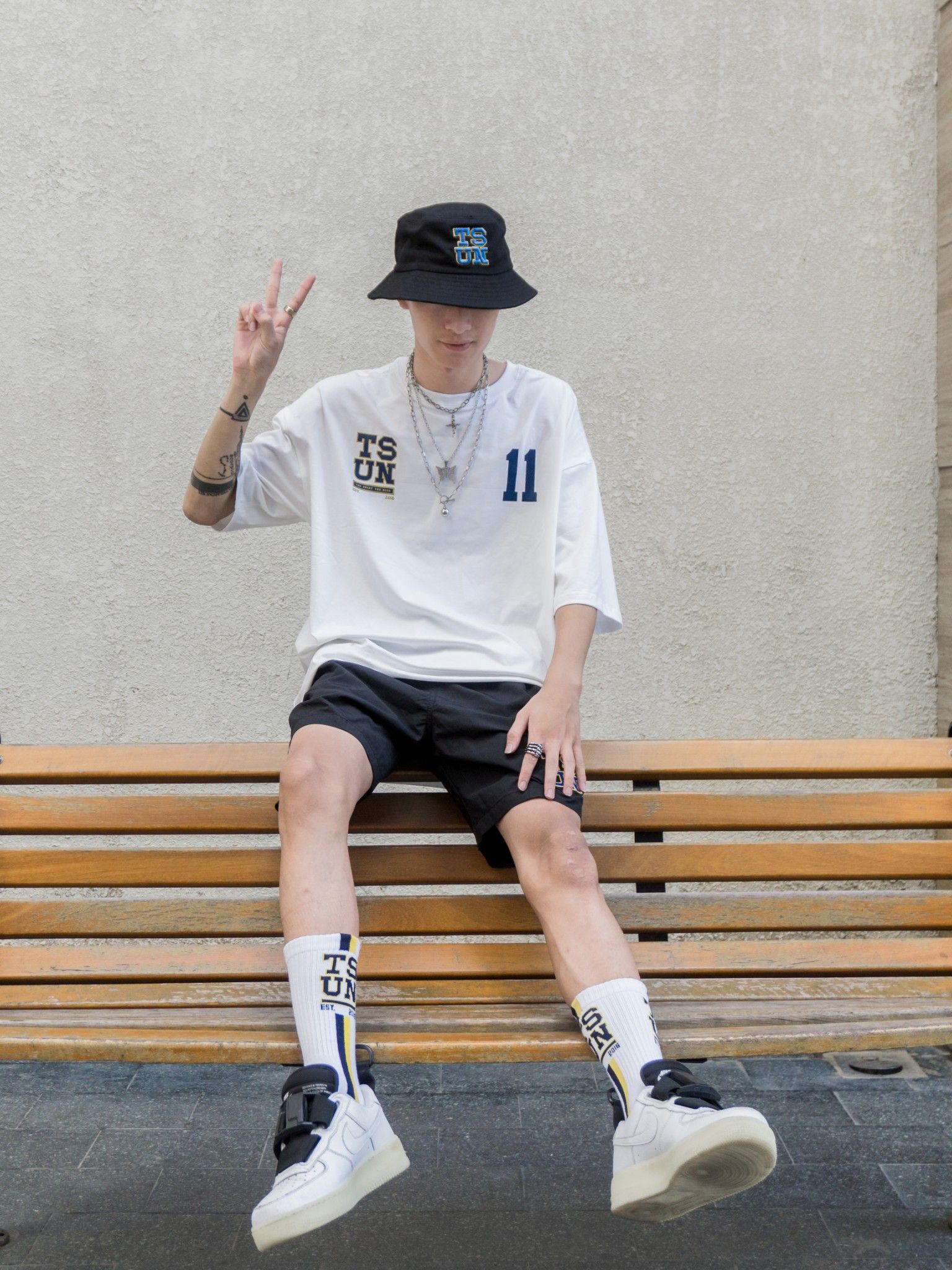 No Sinner Tee/White