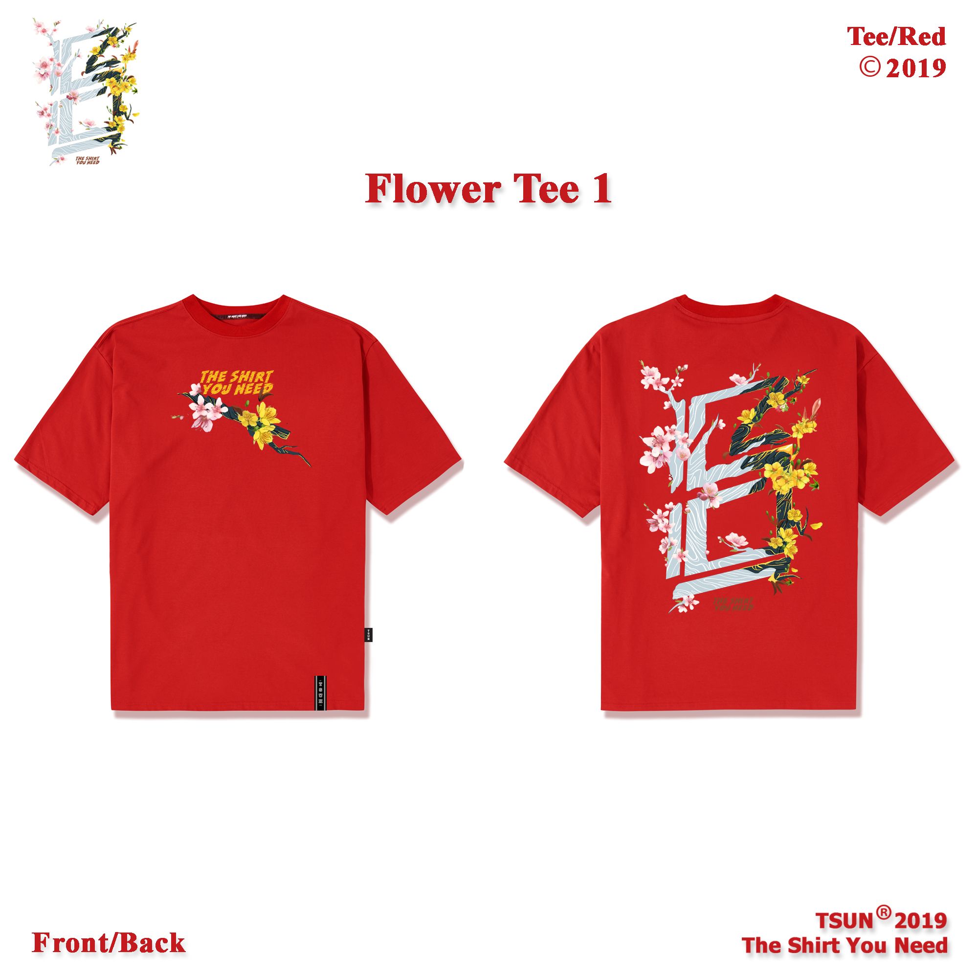 Hoa Tết 1 Tee/Red