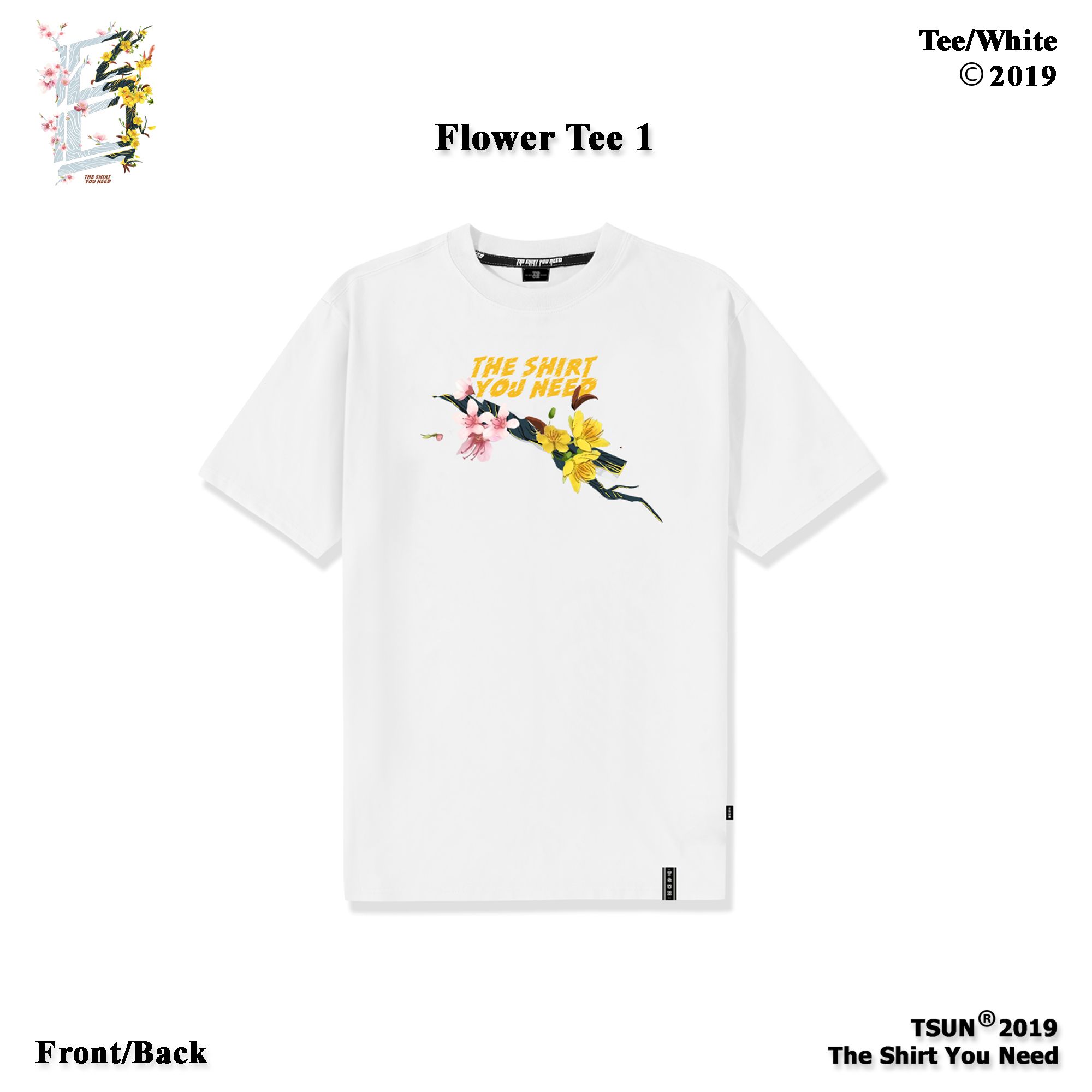 Hoa Tết 1 Tee/White