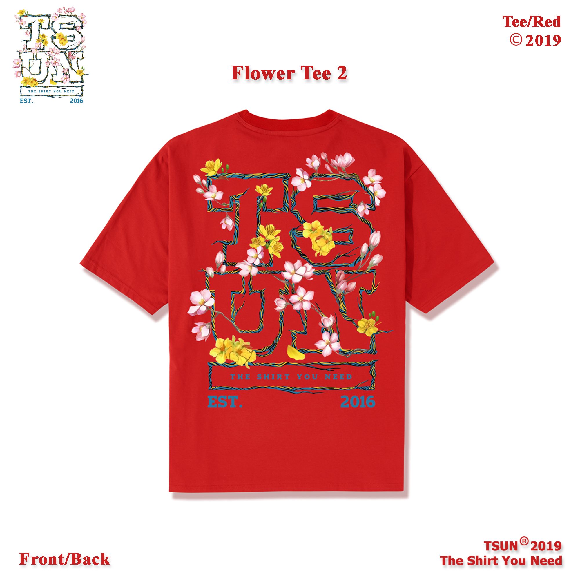 Hoa Tết 2 Tee/Red