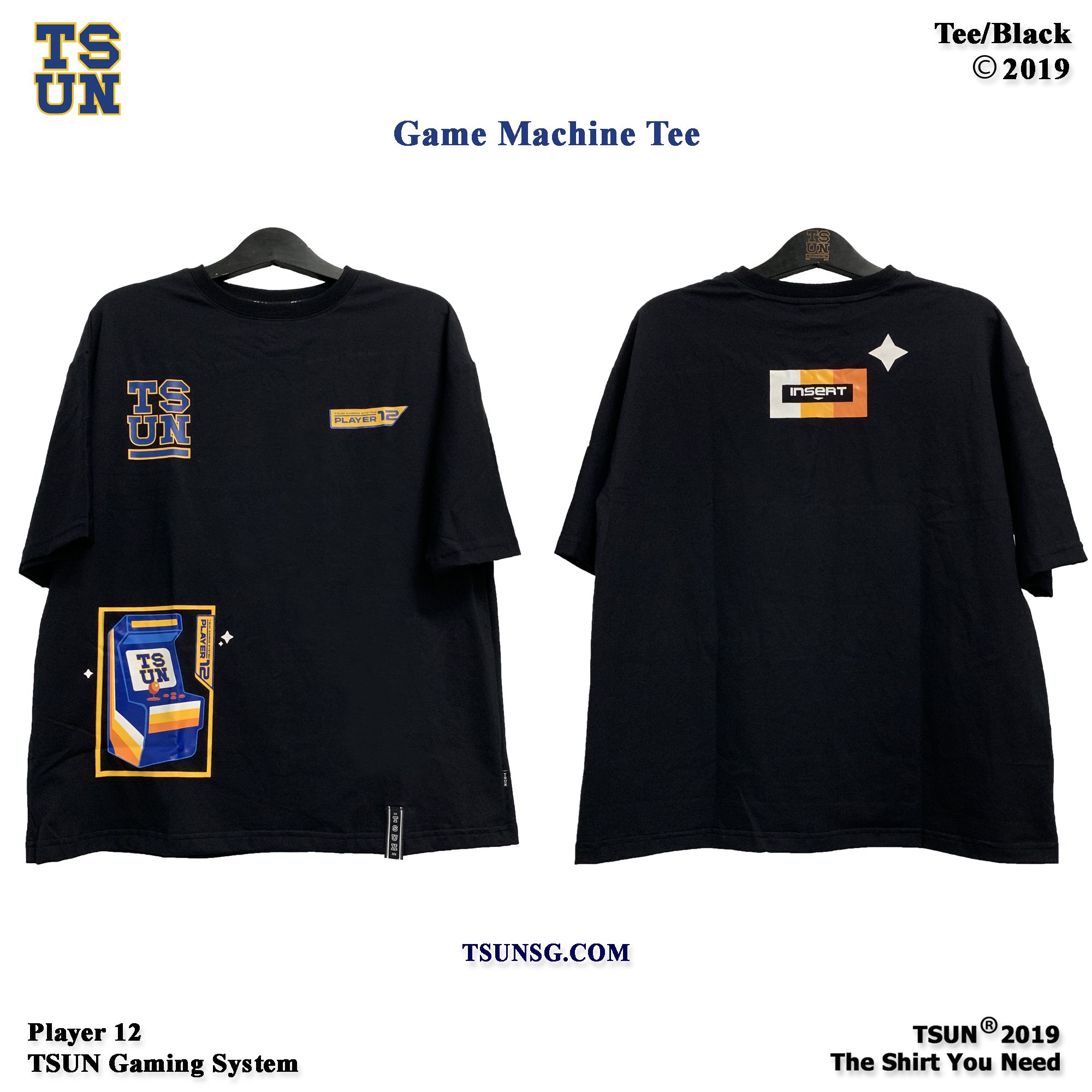 Game Machine Tee/Black
