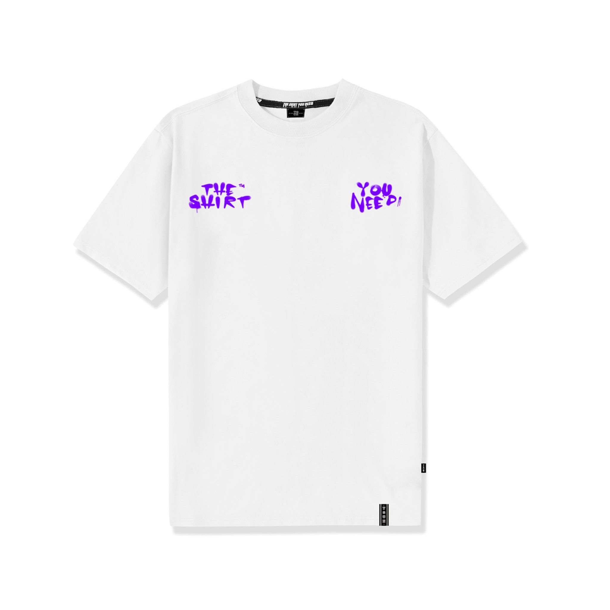 Barbed Wire Tee - White