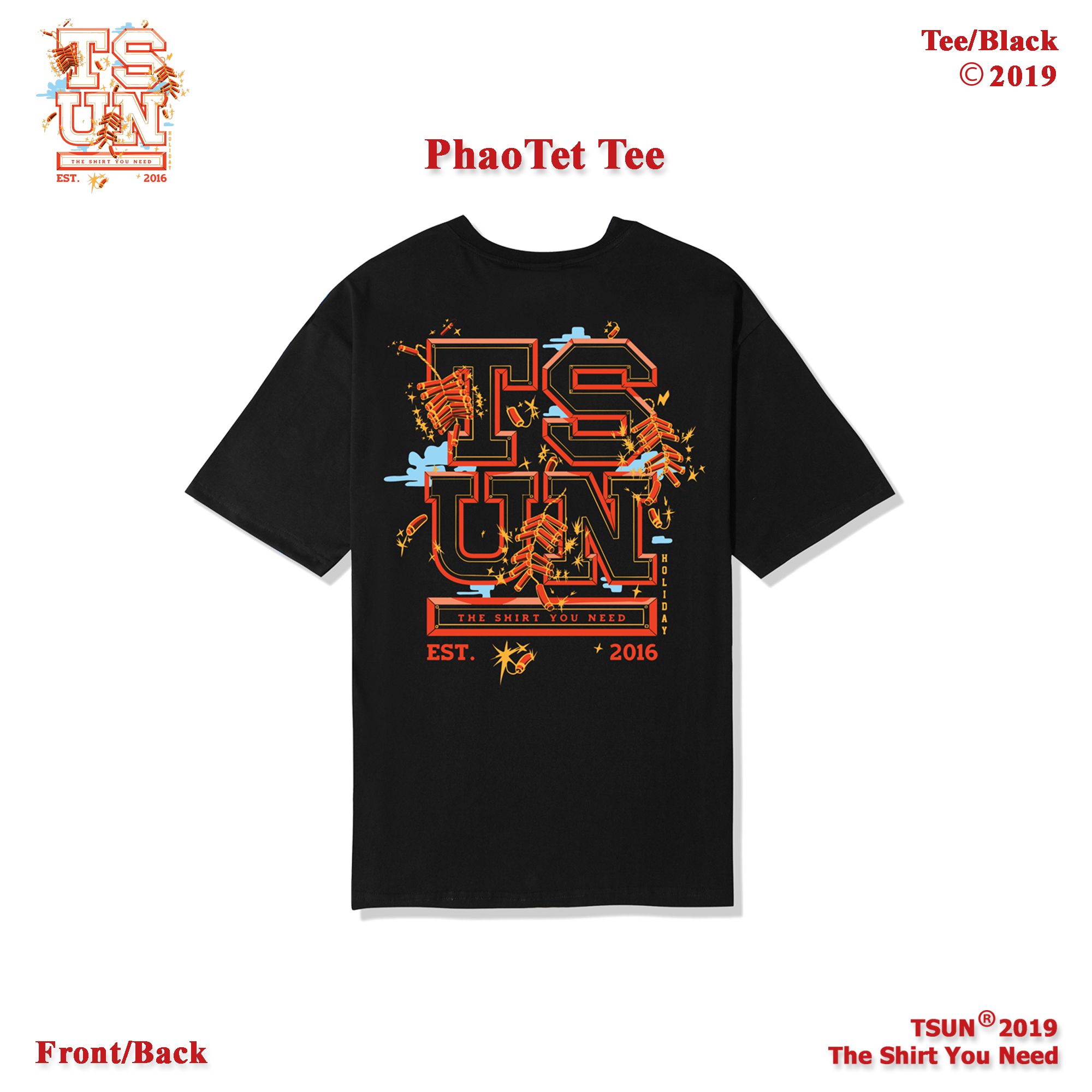 Pháo Tết Tee/Black