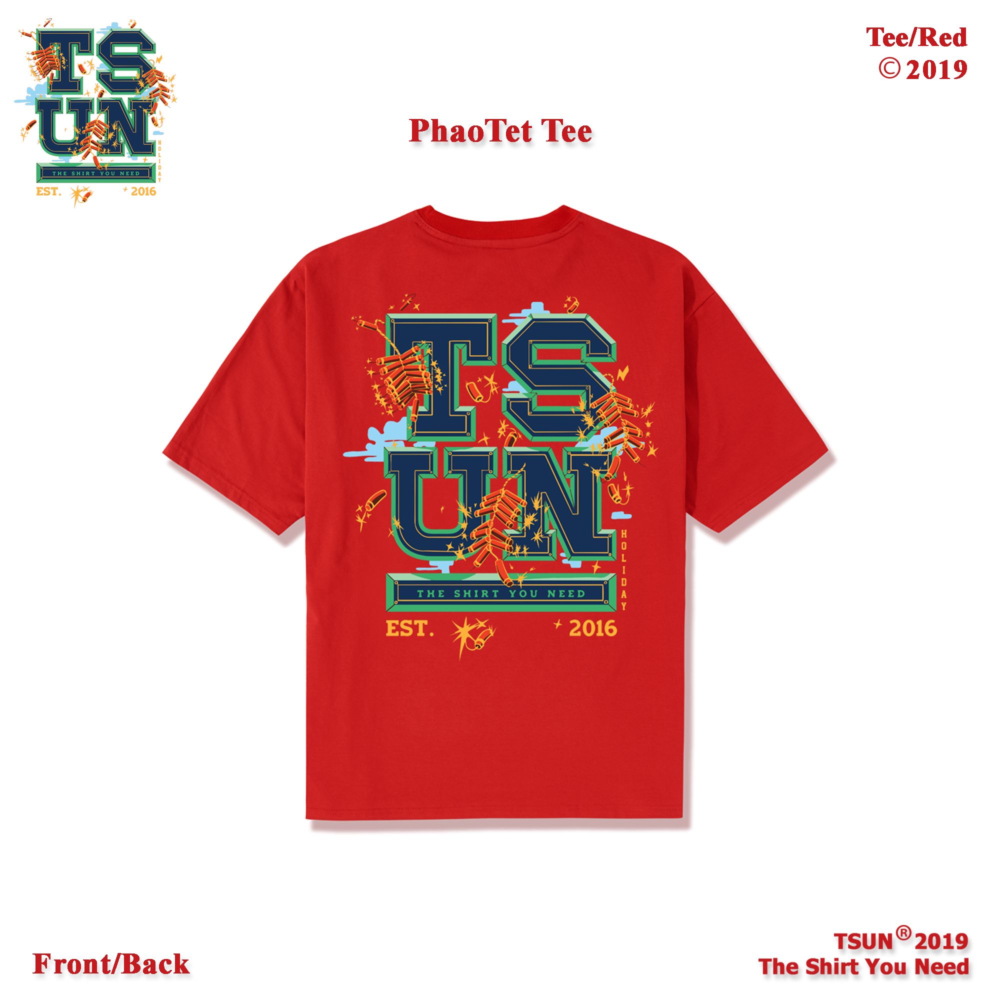 Pháo Tết Tee/Red