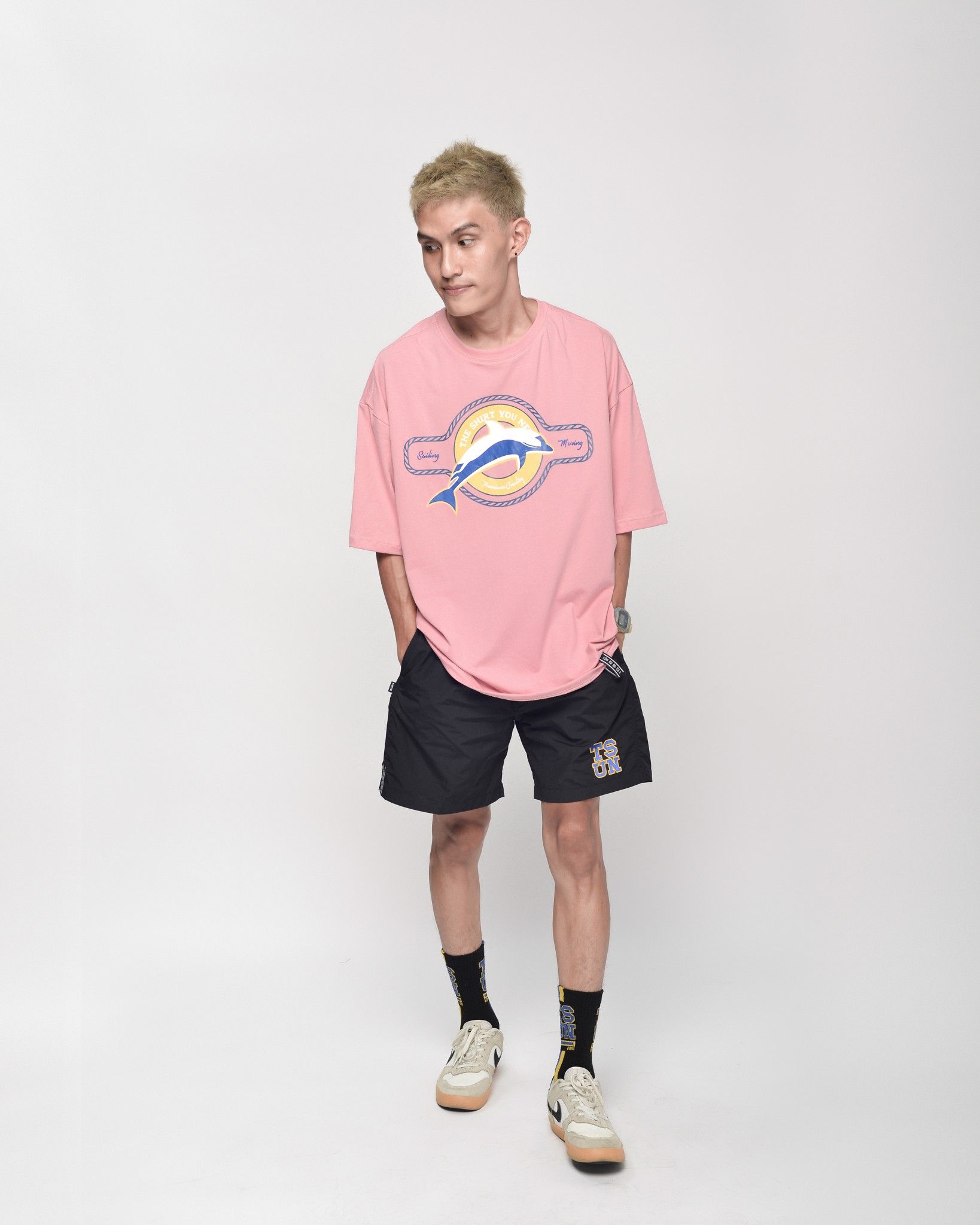 Dolphin Tee/Pink