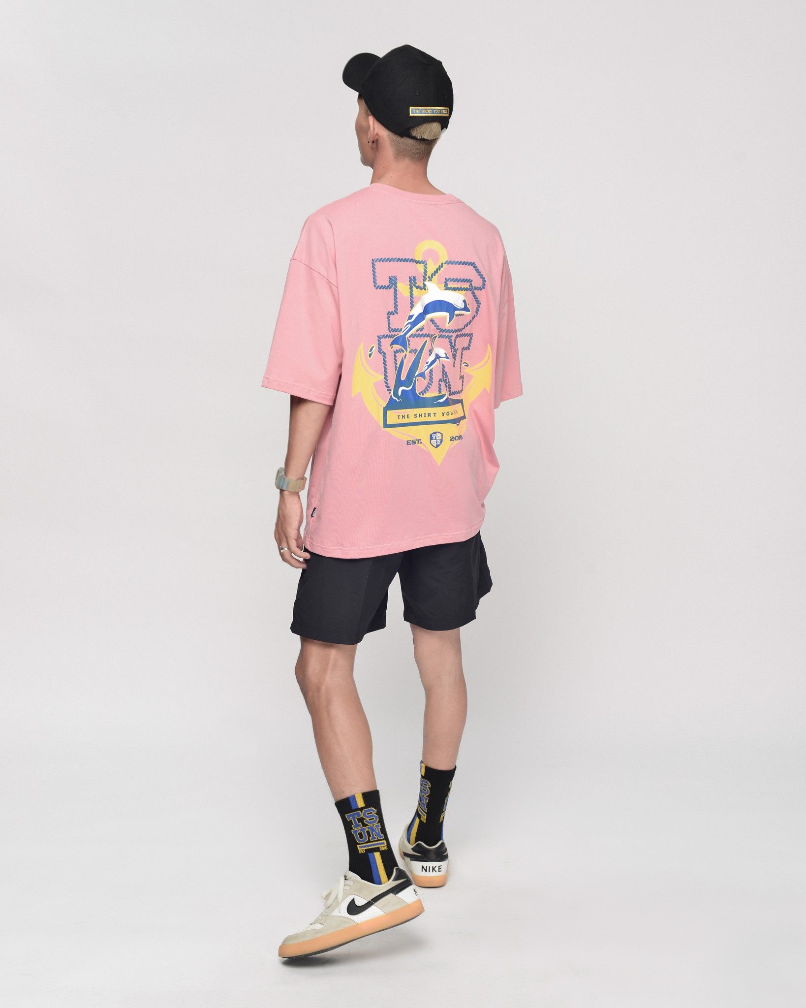 Dolphin Tee/Pink