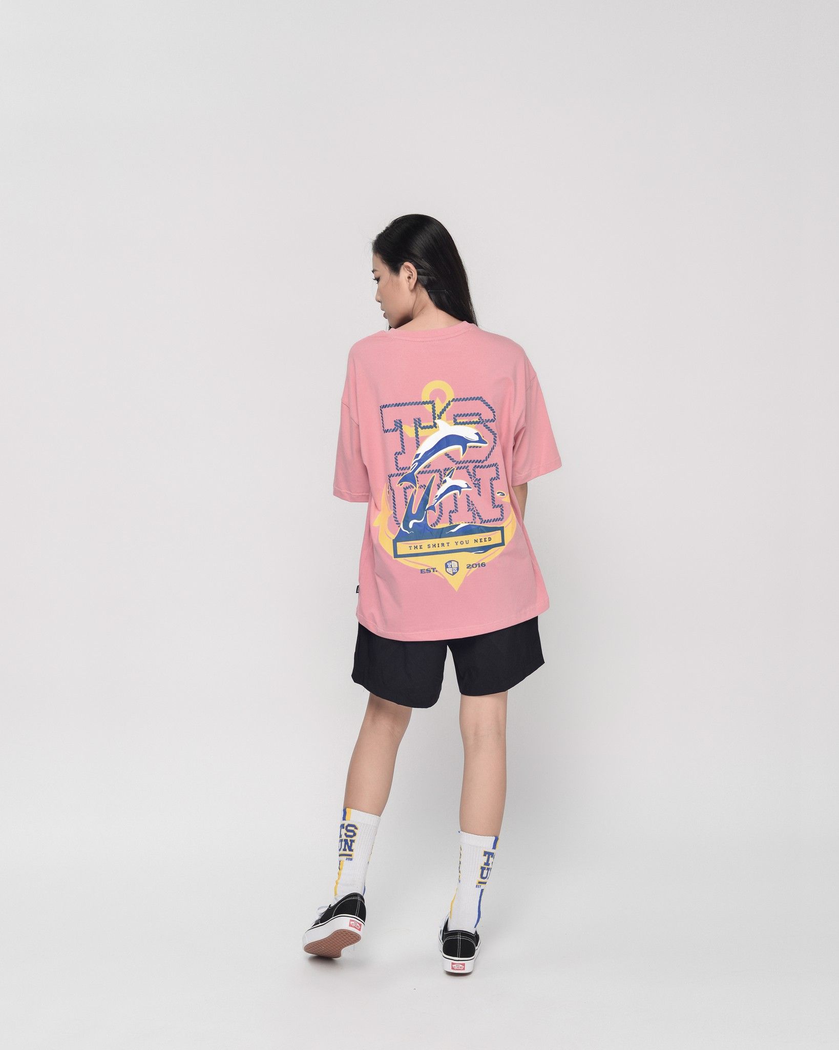 Dolphin Tee/Pink