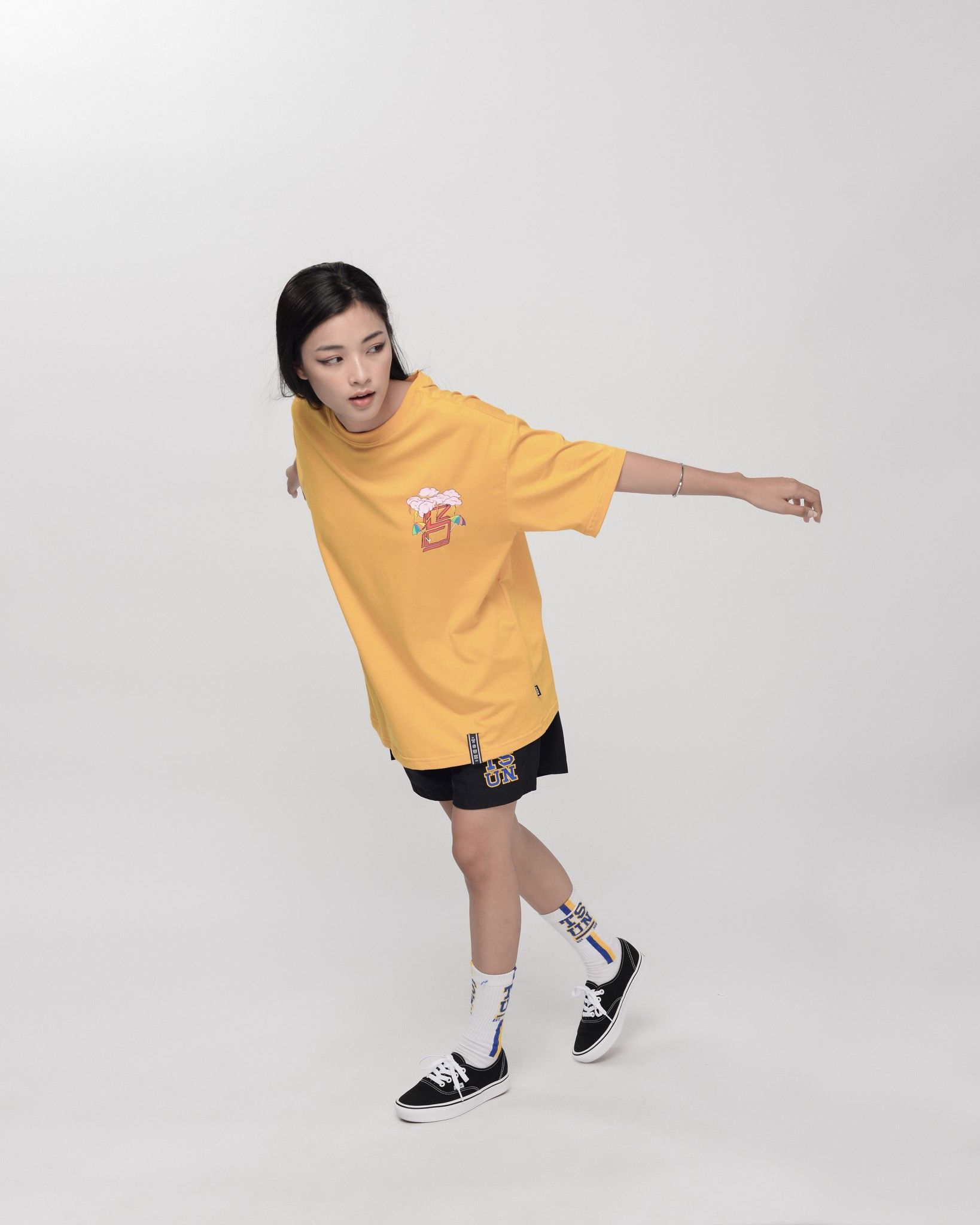 Rainbow Tee/Yellow