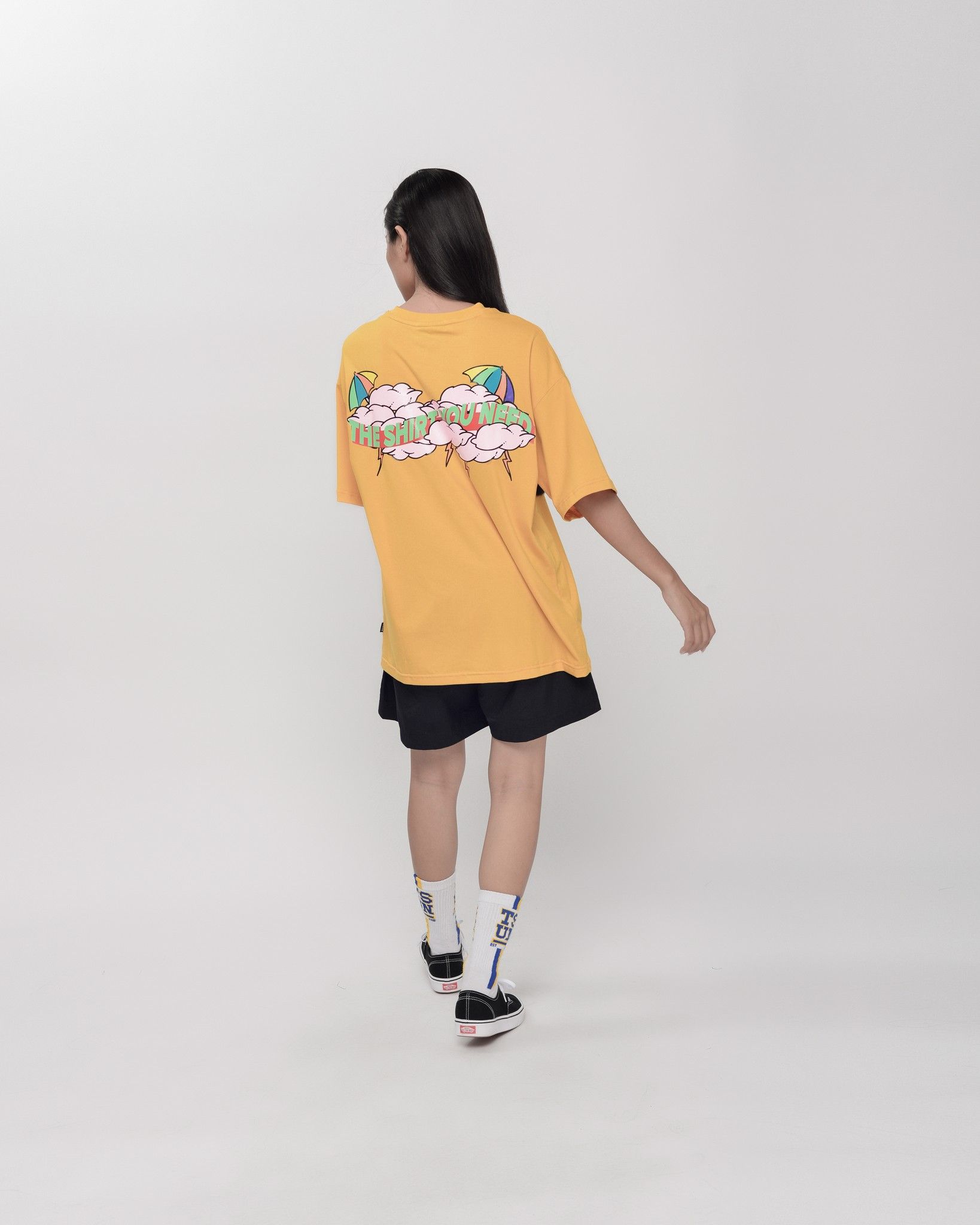 Rainbow Tee/Yellow