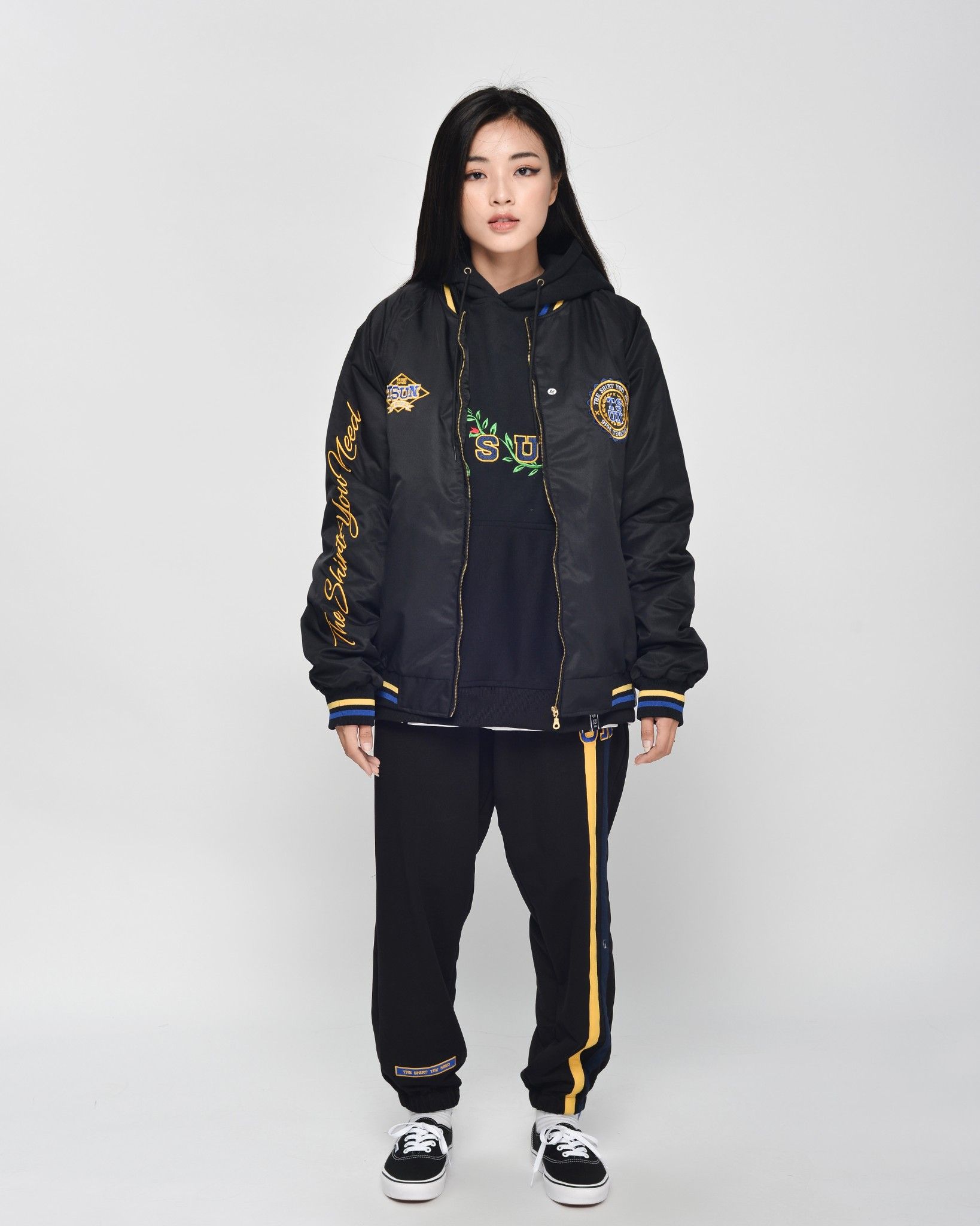 TSUN Bomber Jacket/Black