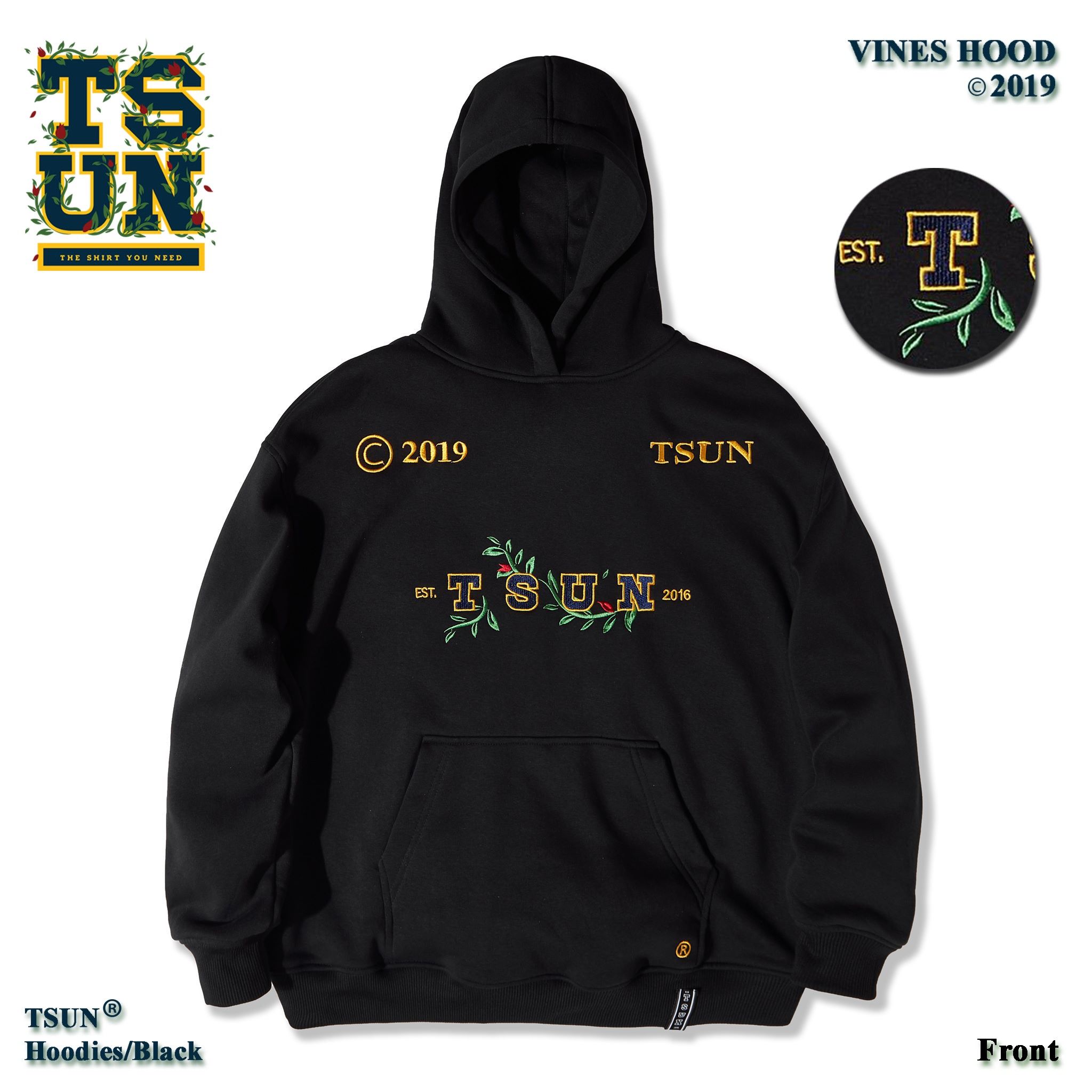 Vines Hood/Black