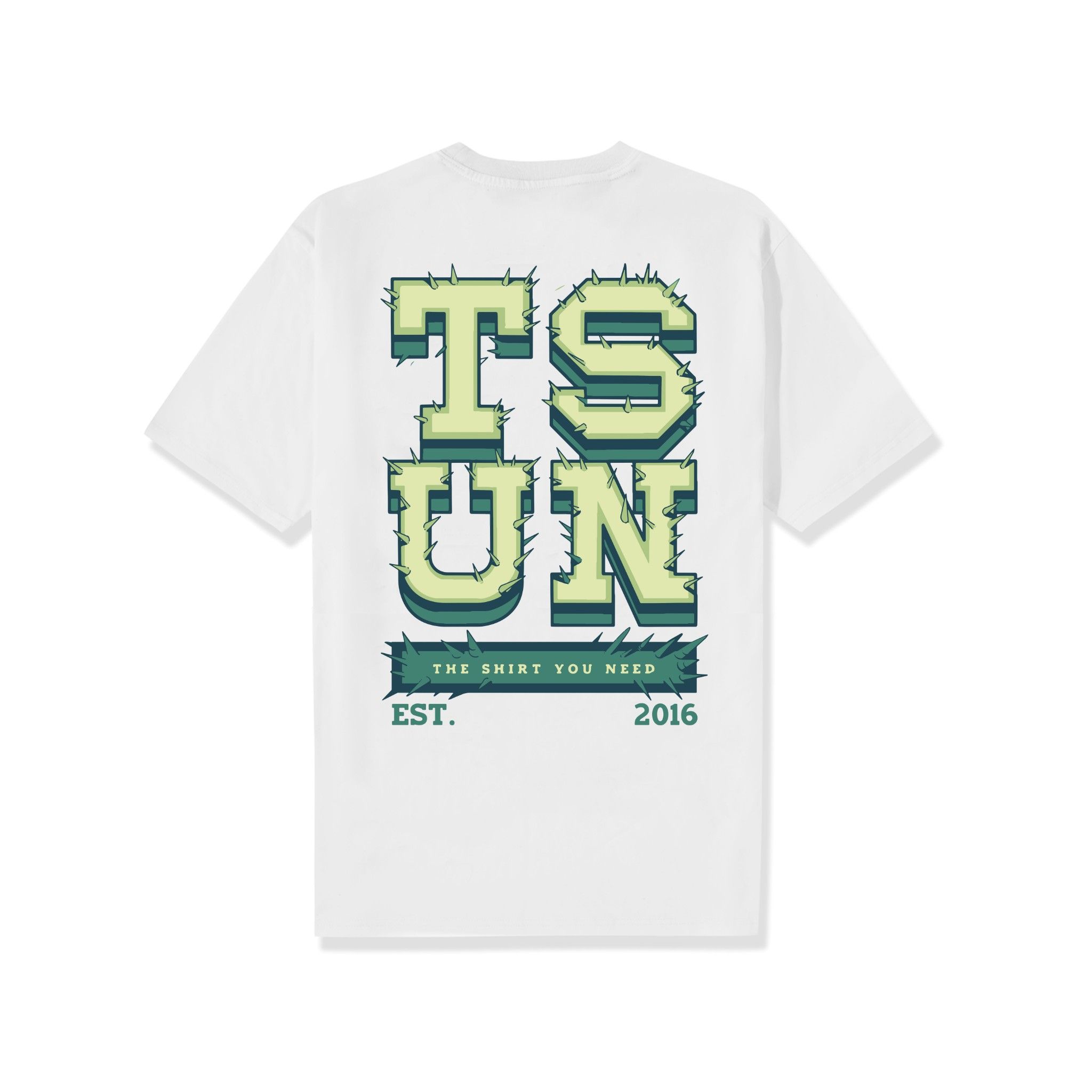 Cactus Tee/White