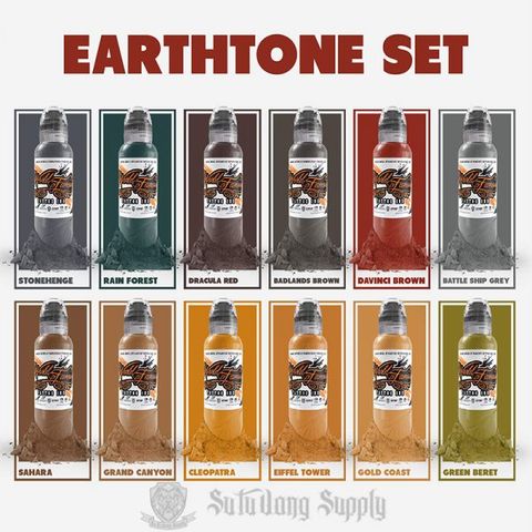 Earthtone Set 12 Màu - 1oz