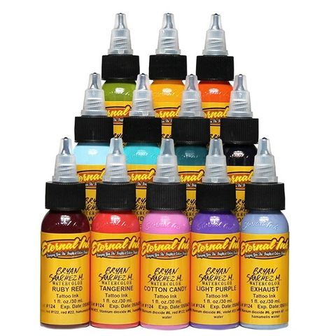 Bryan Sanchez M. Watercolor Ink Set Set 12 Màu