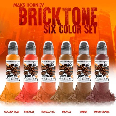 Maks Kornev’s Brick Tone Color Set 6 Màu