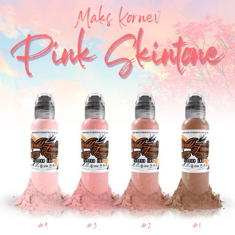 Maks Kornev’s Pink Skintone Set 4 Màu