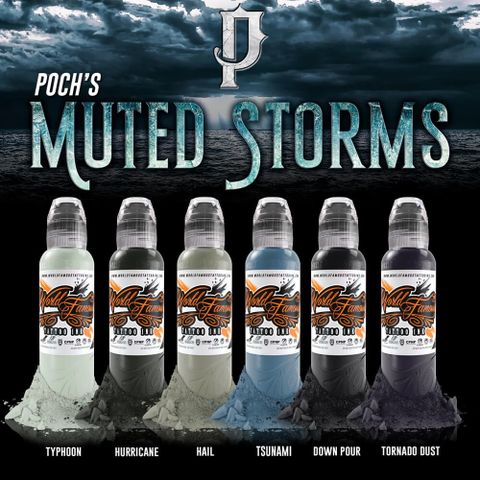 POCH MUTED STORMS SET 6 BOTTLE