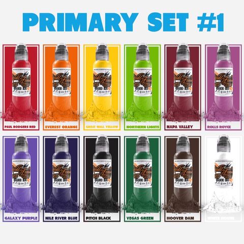 PRIMARY #1 SET 12 COLOR – 1OZ